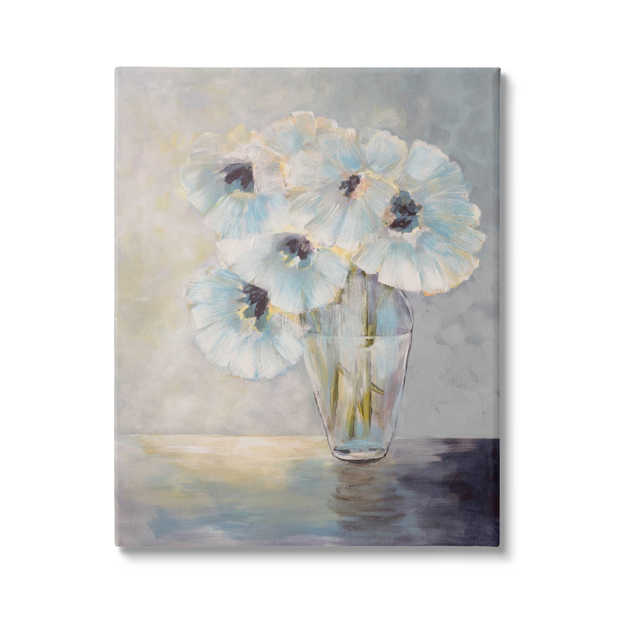 Stupell Industries Delicate White Flower Bouquet Still Life Canvas Wall Art