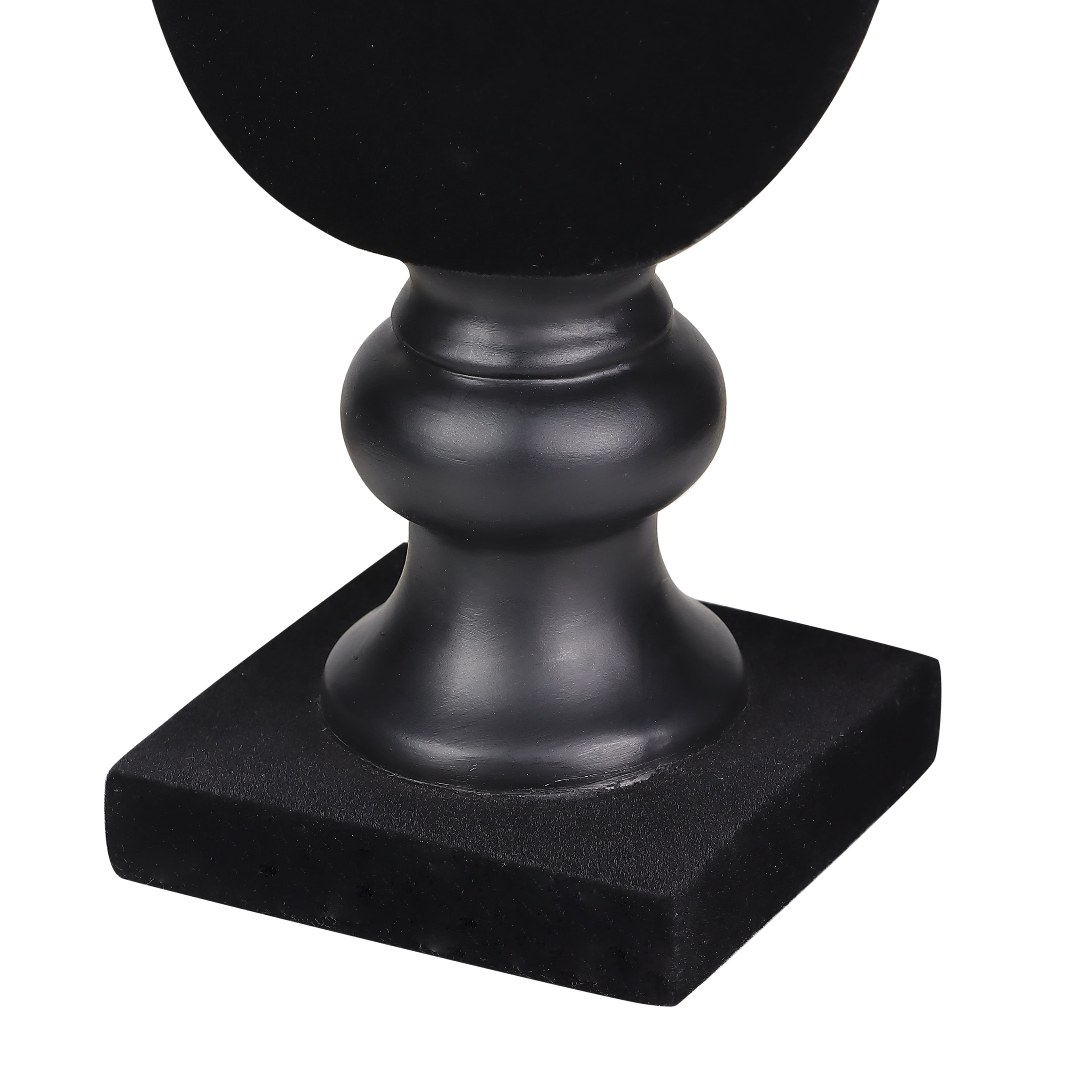 14&#x22; Black Reindeer Bust with Glasses &#x26; Pipe by Ashland&#xAE;