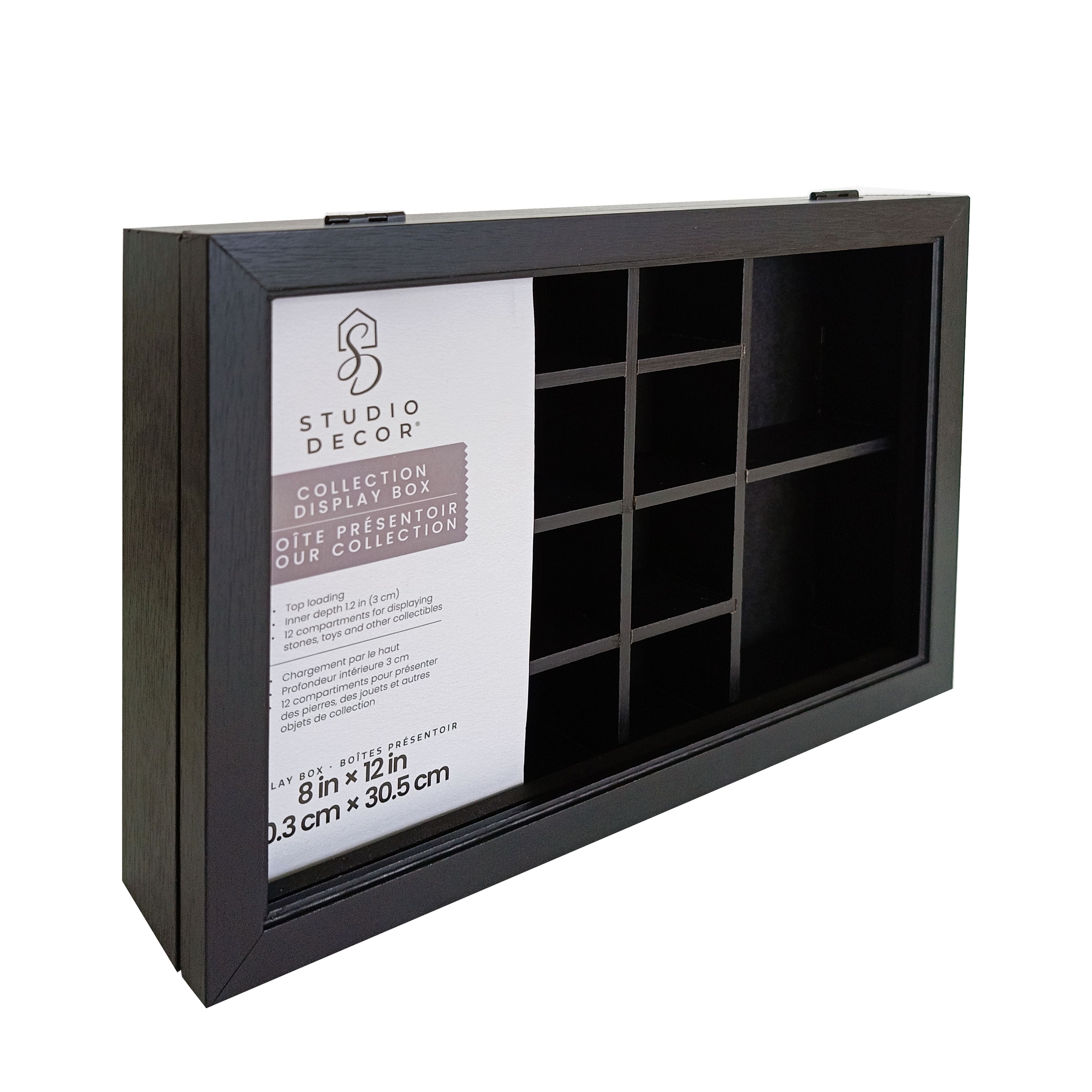 8" x 12" Black Collection Display Box by Studio Décor®