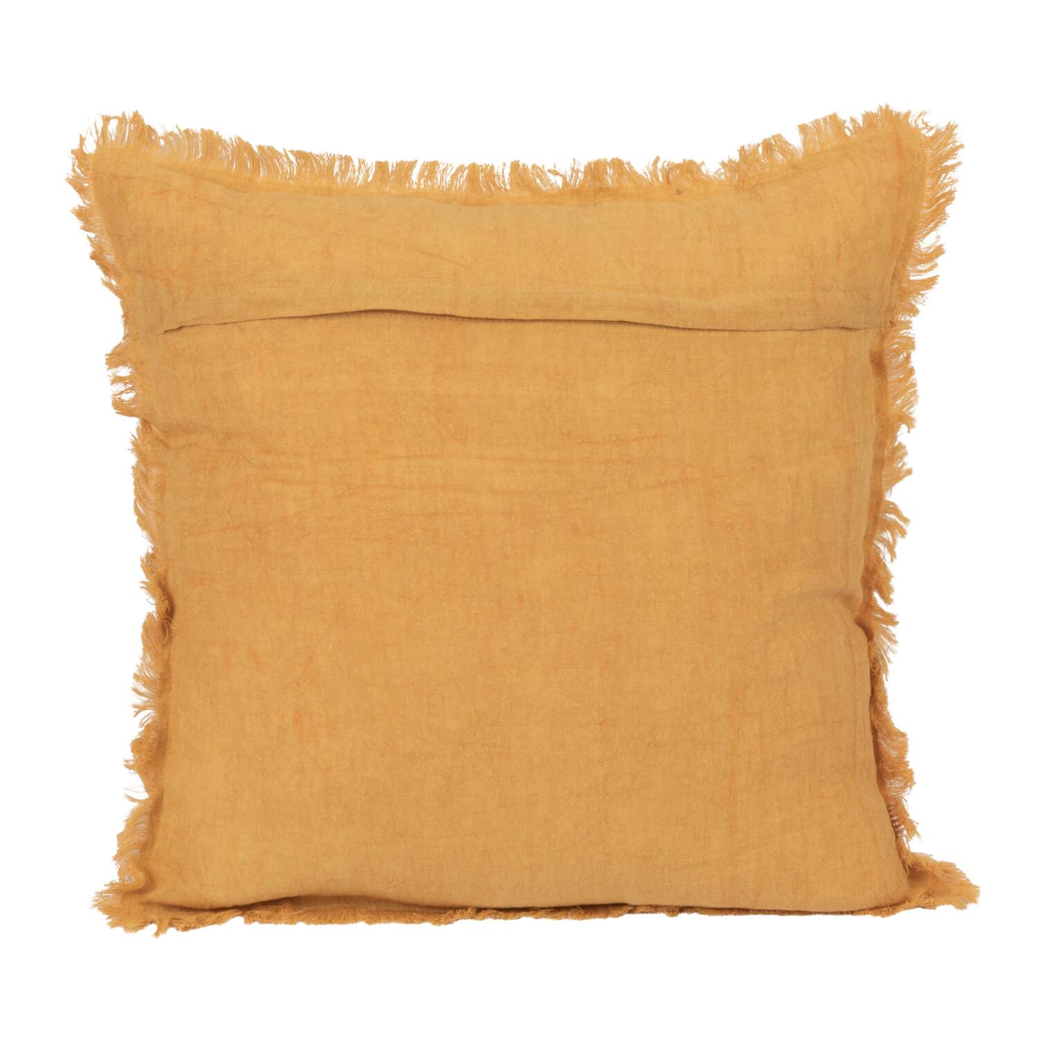 Hello Honey® Stonewashed Linen Pillow with Fringe
