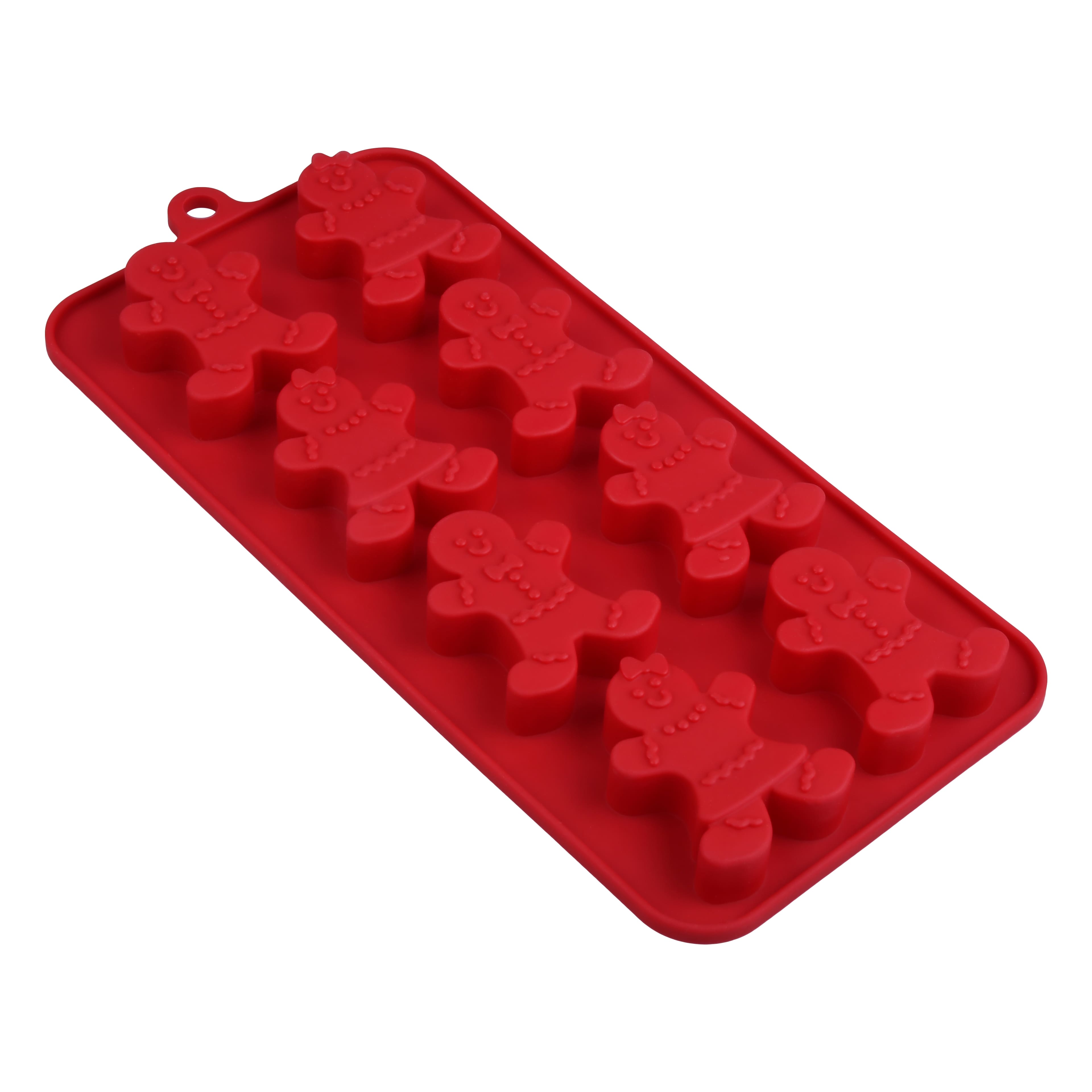 Gingerbread Girl &#x26; Boy Silicone Candy Mold by Makery&#x2122;