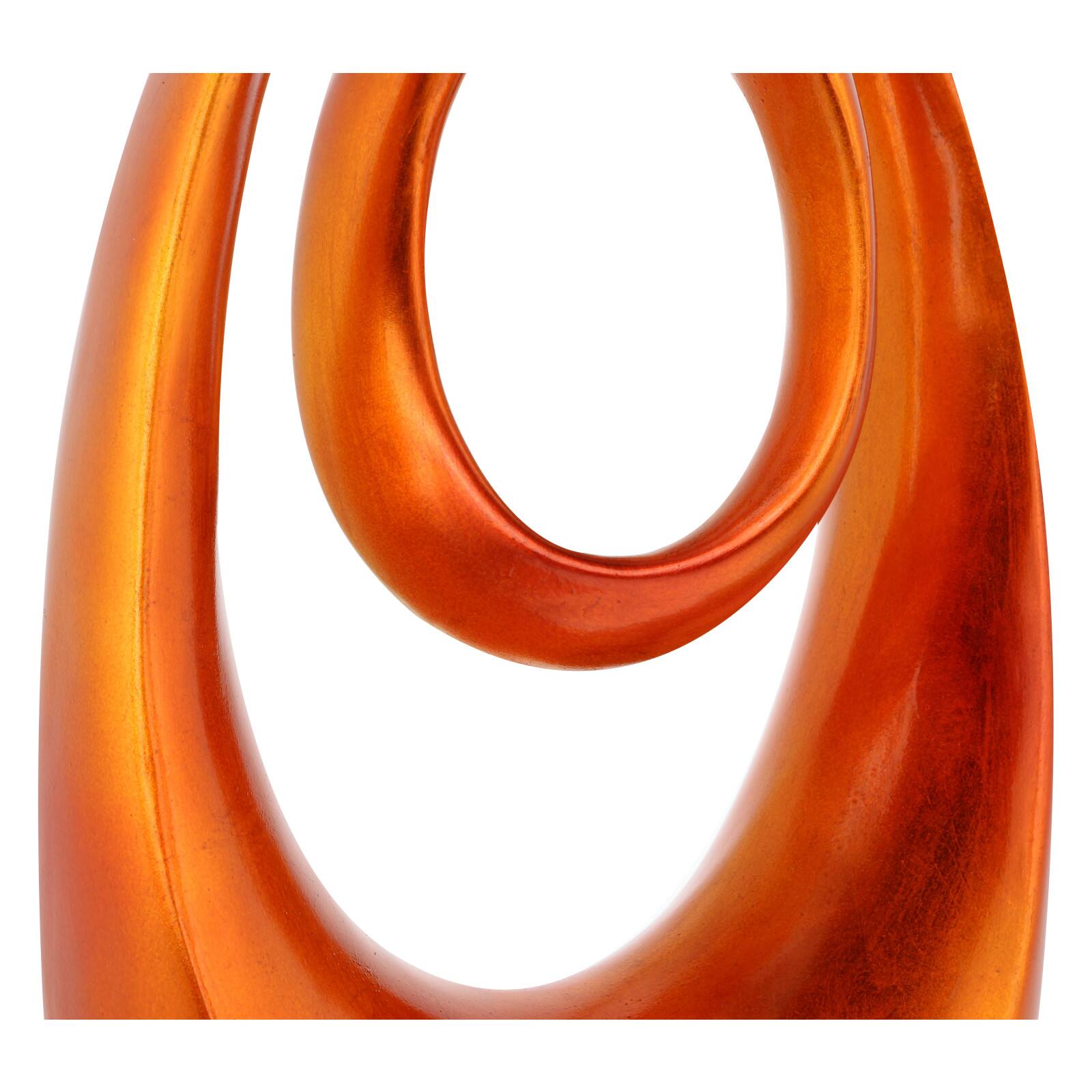 11" Red Heart Abstract Sculpture