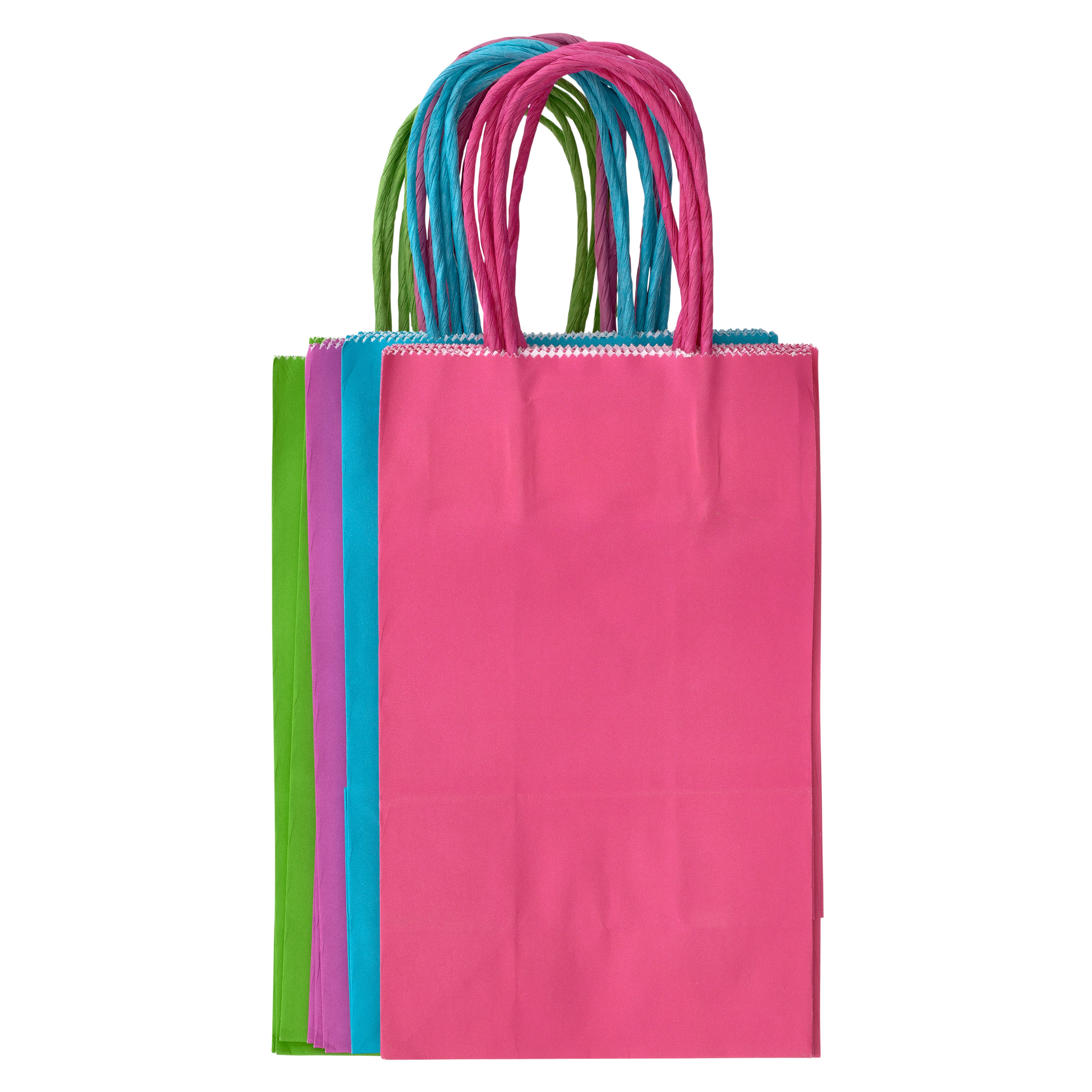  Assorted Bright Colors Small Gifting Bags by Celebrate It&#x2122; 