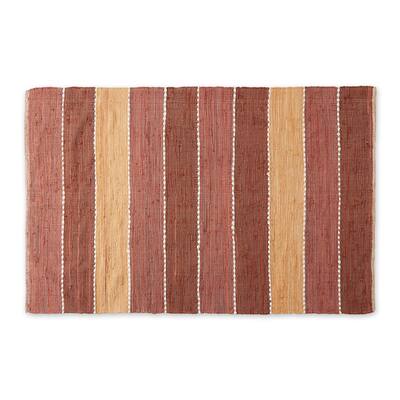DII® Color Block Cotton Chindi Rug, 4ft. x 6ft., Color: Spice | Michaels