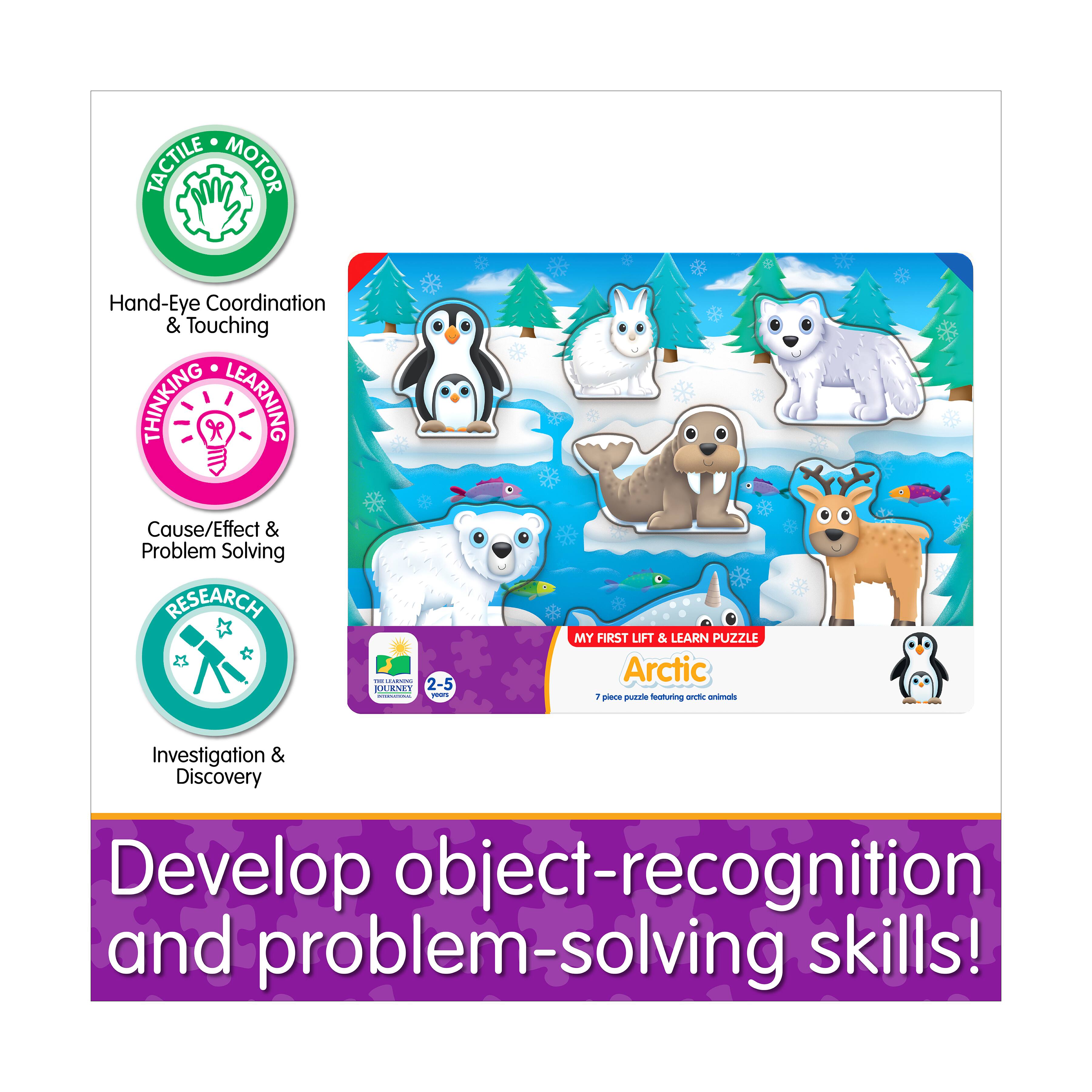 My First Lift & Learn Puzzle - Artic: 7 Pcs