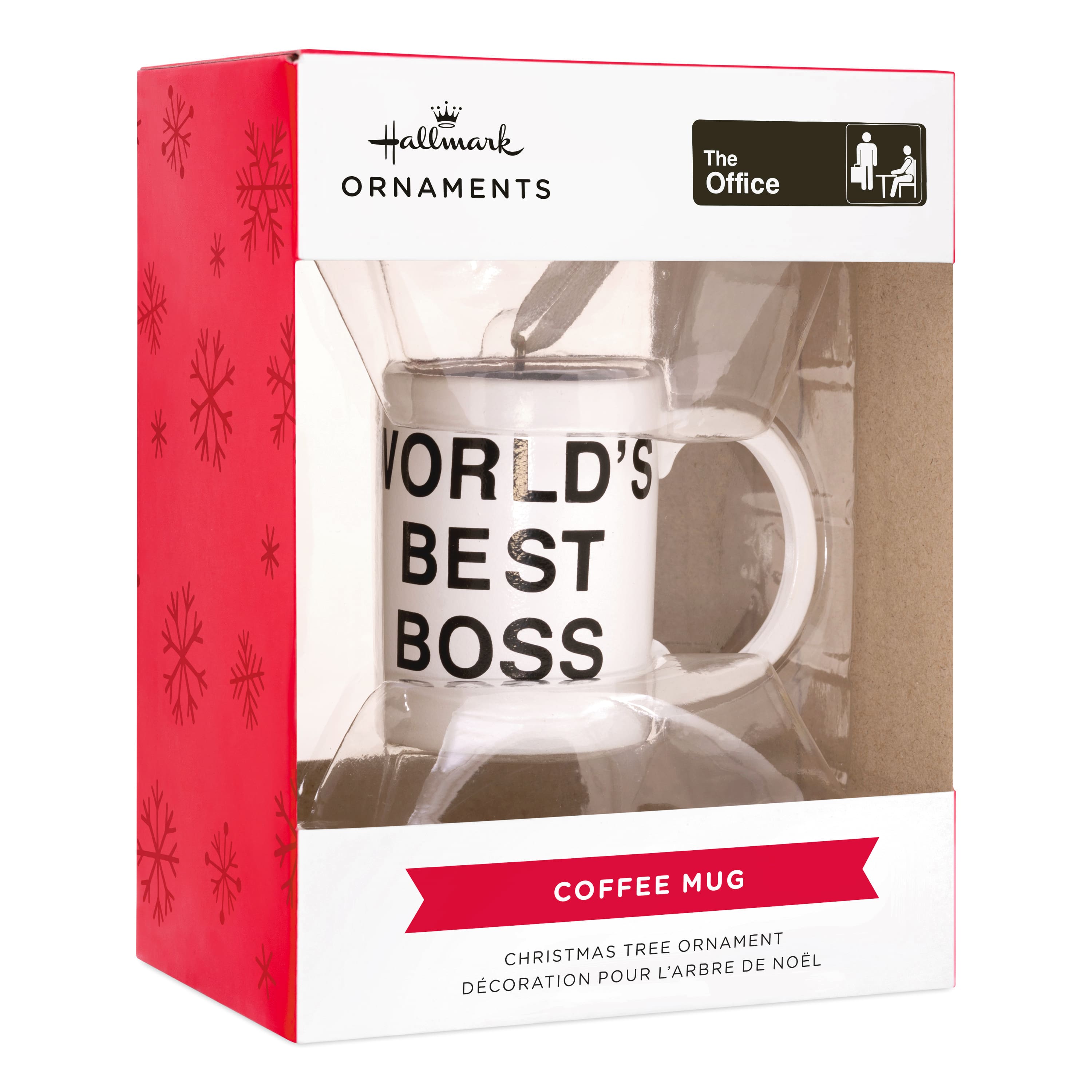 Hallmark 2.5&#x22; The Office World&#x27;s Best Boss Mug Ornament