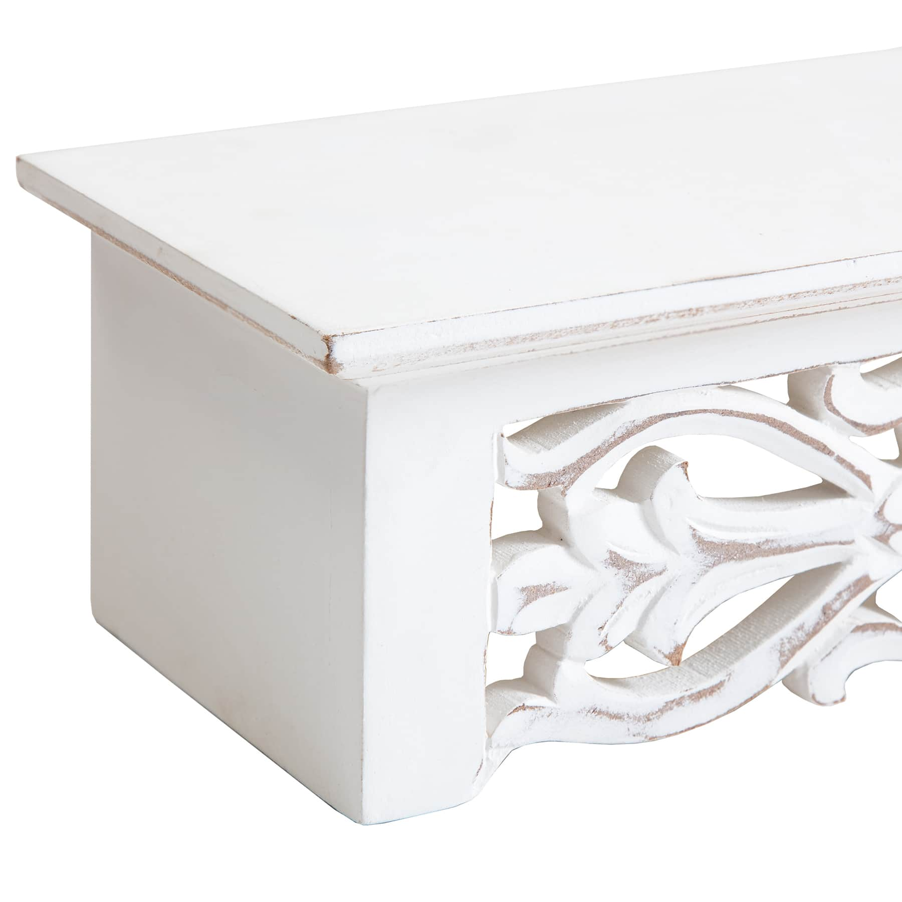 Habitat D&#xE9;cor Hyla 24&#x22; White Decorative Shelf