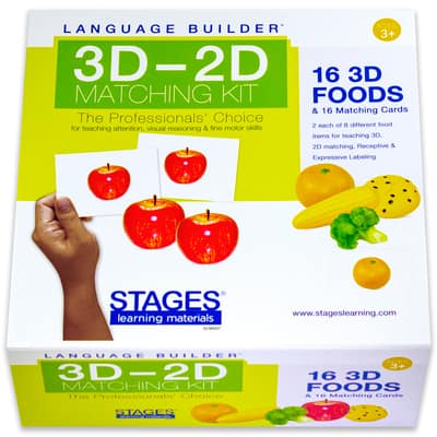 Stages Learning Materials LanGauge Builder Foods 3D-2D Matching Kit By Stages Learning Materials | Michaels