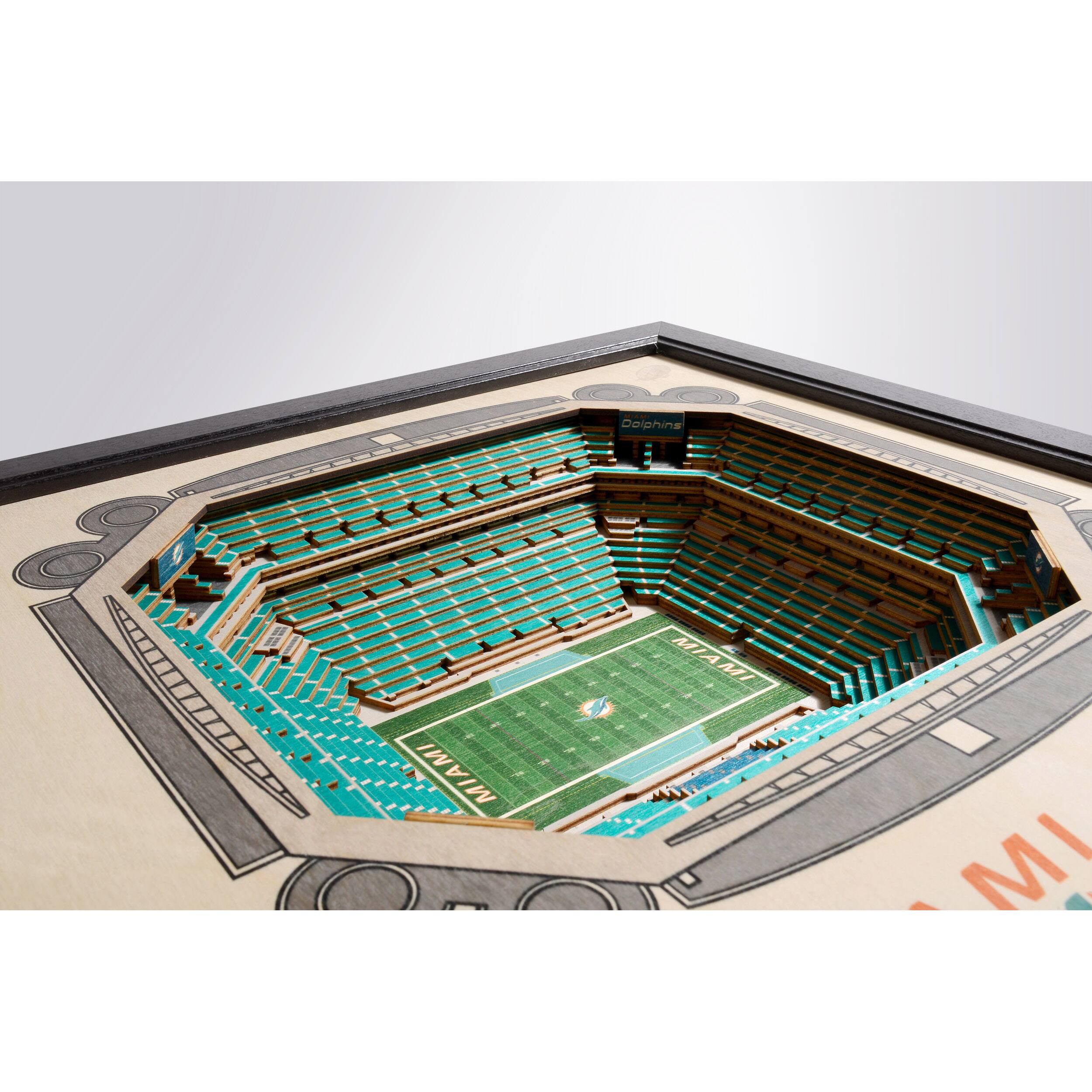 NFL 25 Layer StadiumView Wall Art