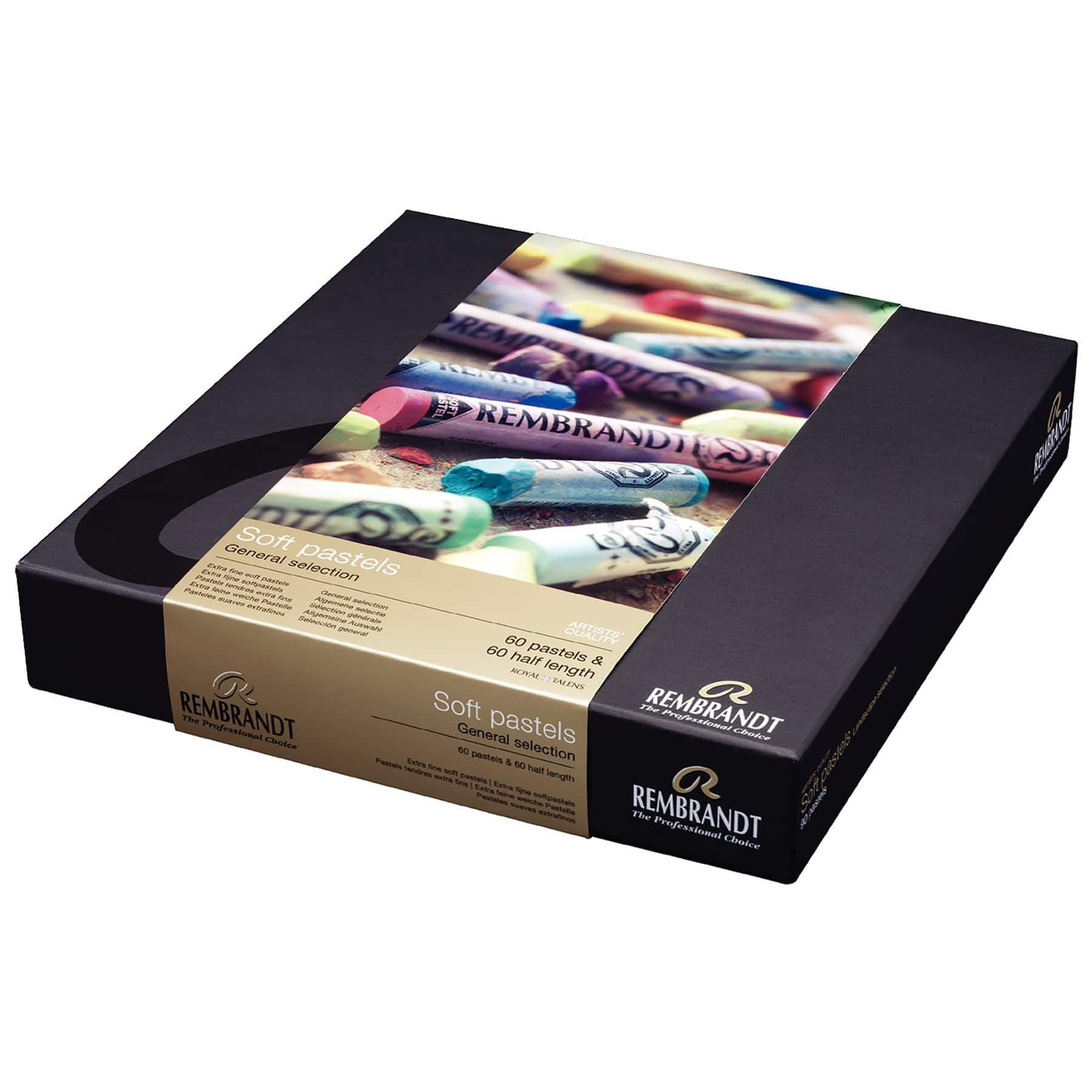 Rembrandt 60 Half & 60 Full Sticks General Selection Soft Pastel Set