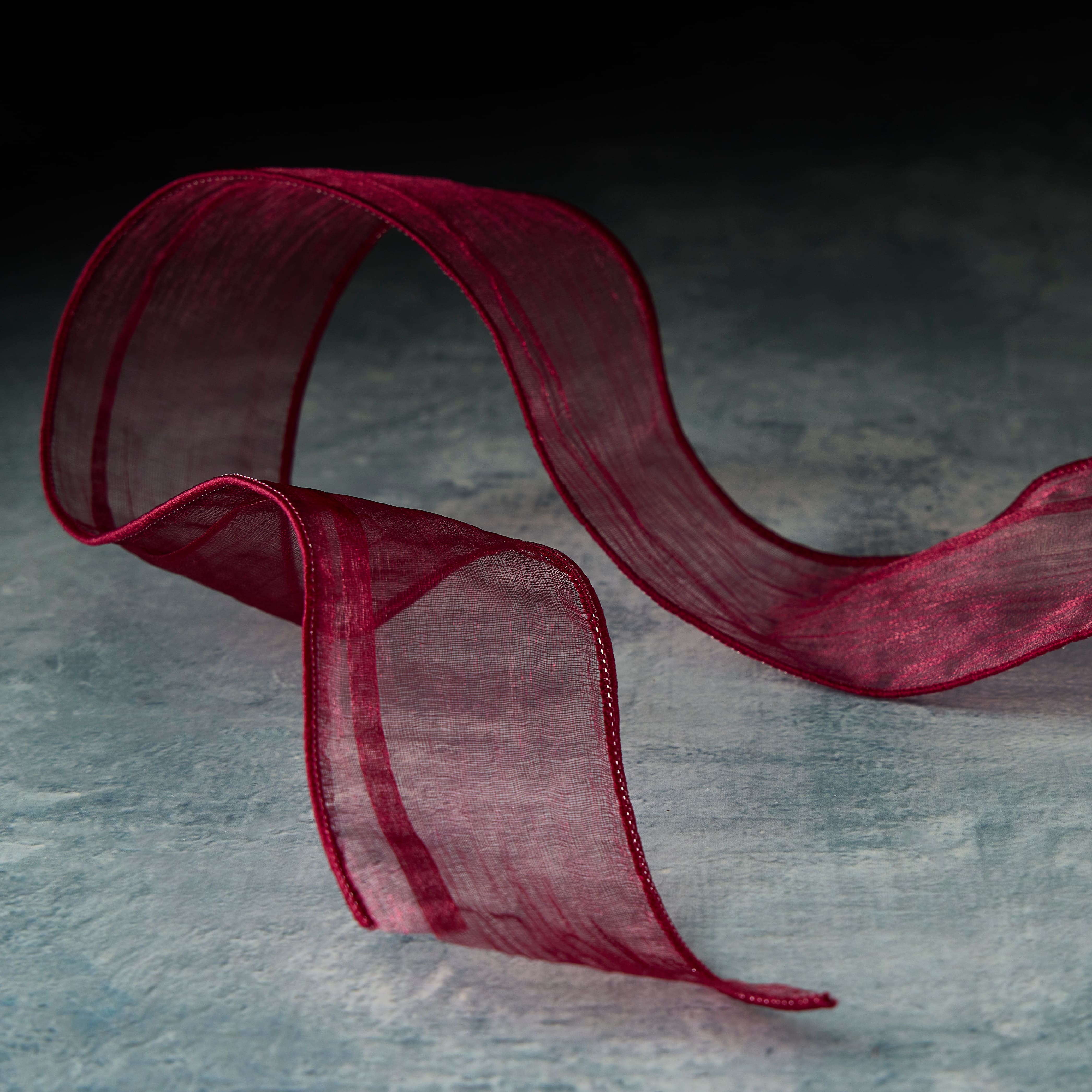 2&#x22; x 5yd. Wired Crinkle Sheer Ribbon by Celebrate It&#xAE;