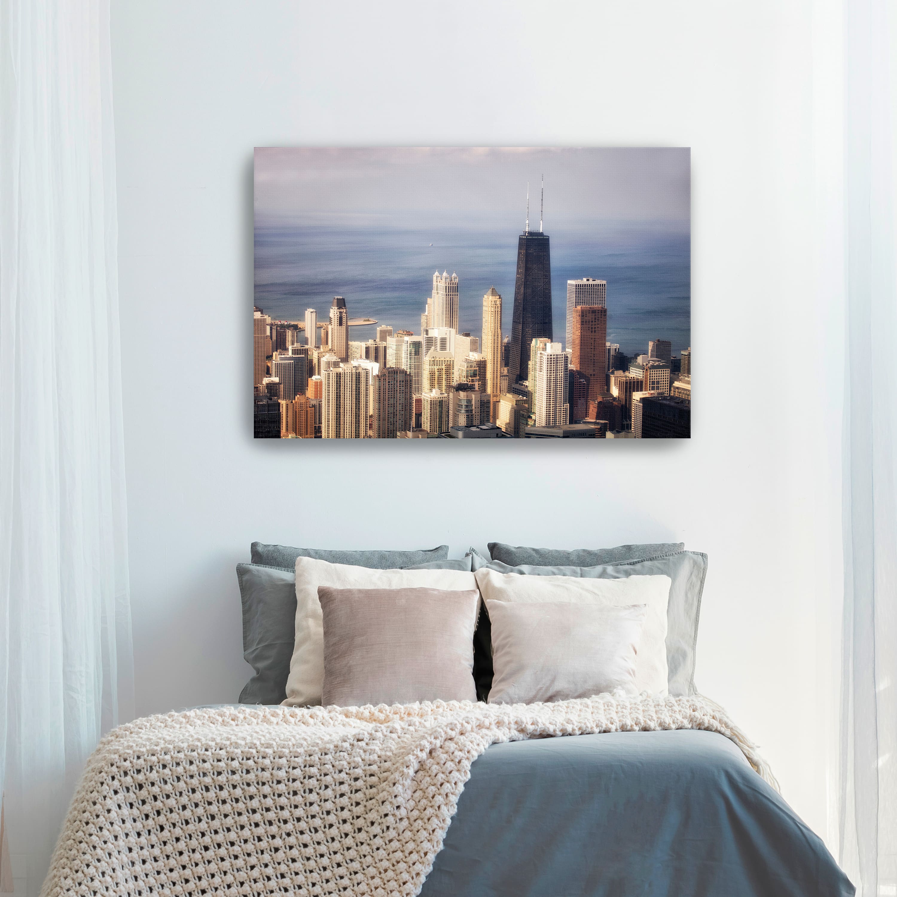 Lumaprints Chicago Skyline Canvas Giclée Art
