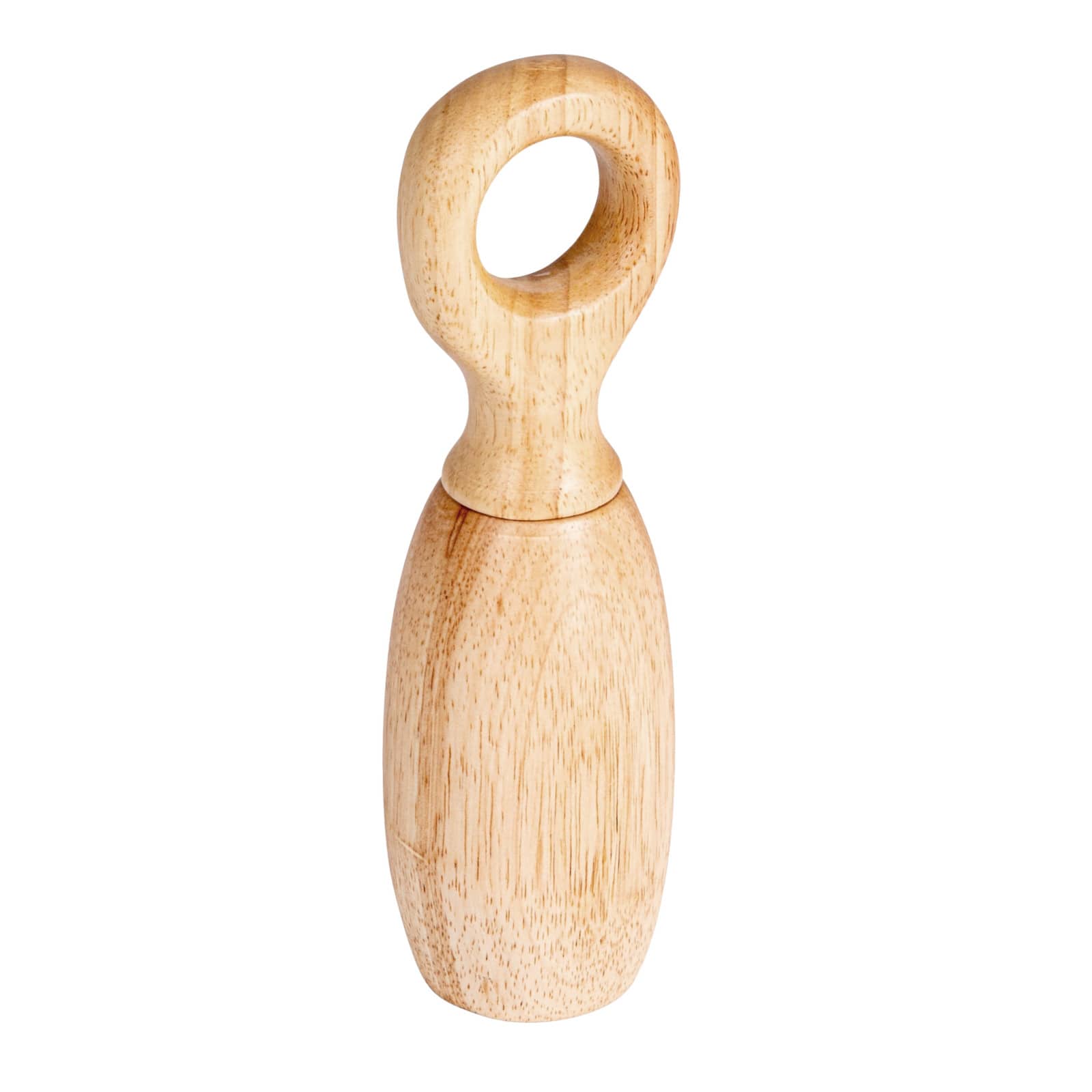 Hello Honey® 8.25" Natural Rubberwood Classic Salt & Pepper Mill