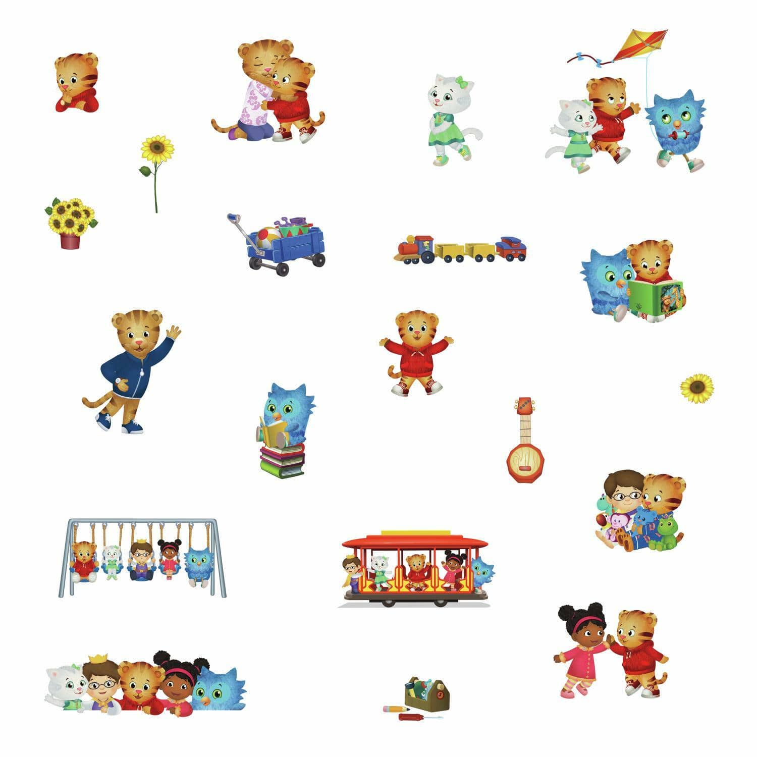 RoomMates Daniel Tiger Peel & Stick Wall Decals