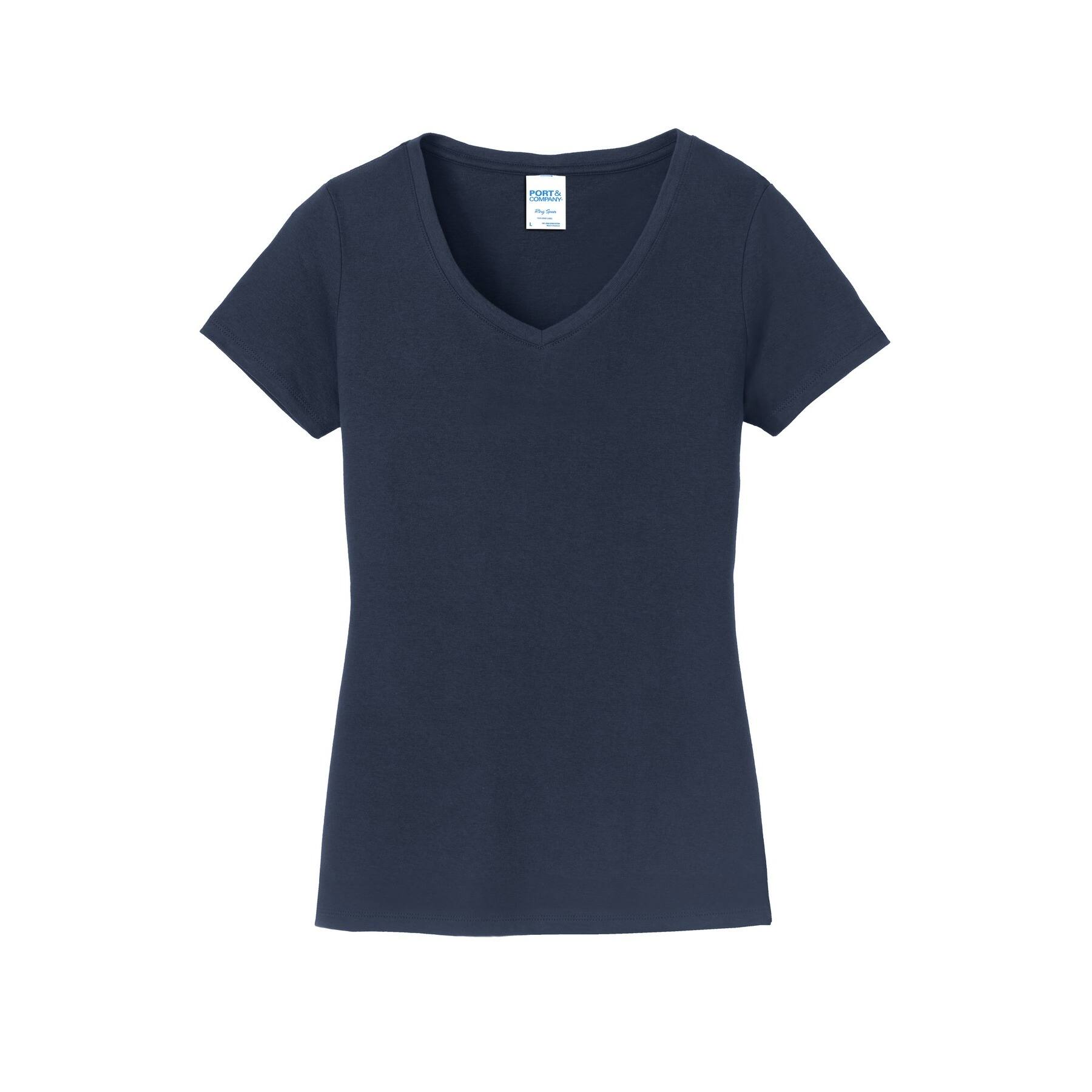 Port & Company® Fan Favorite™ Ladies V-Neck T-Shirt