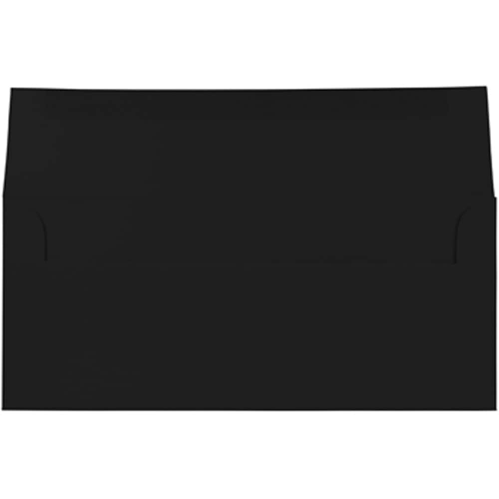 JAM Paper #10 Smooth Black Business Premium Straight Flap Envelopes
