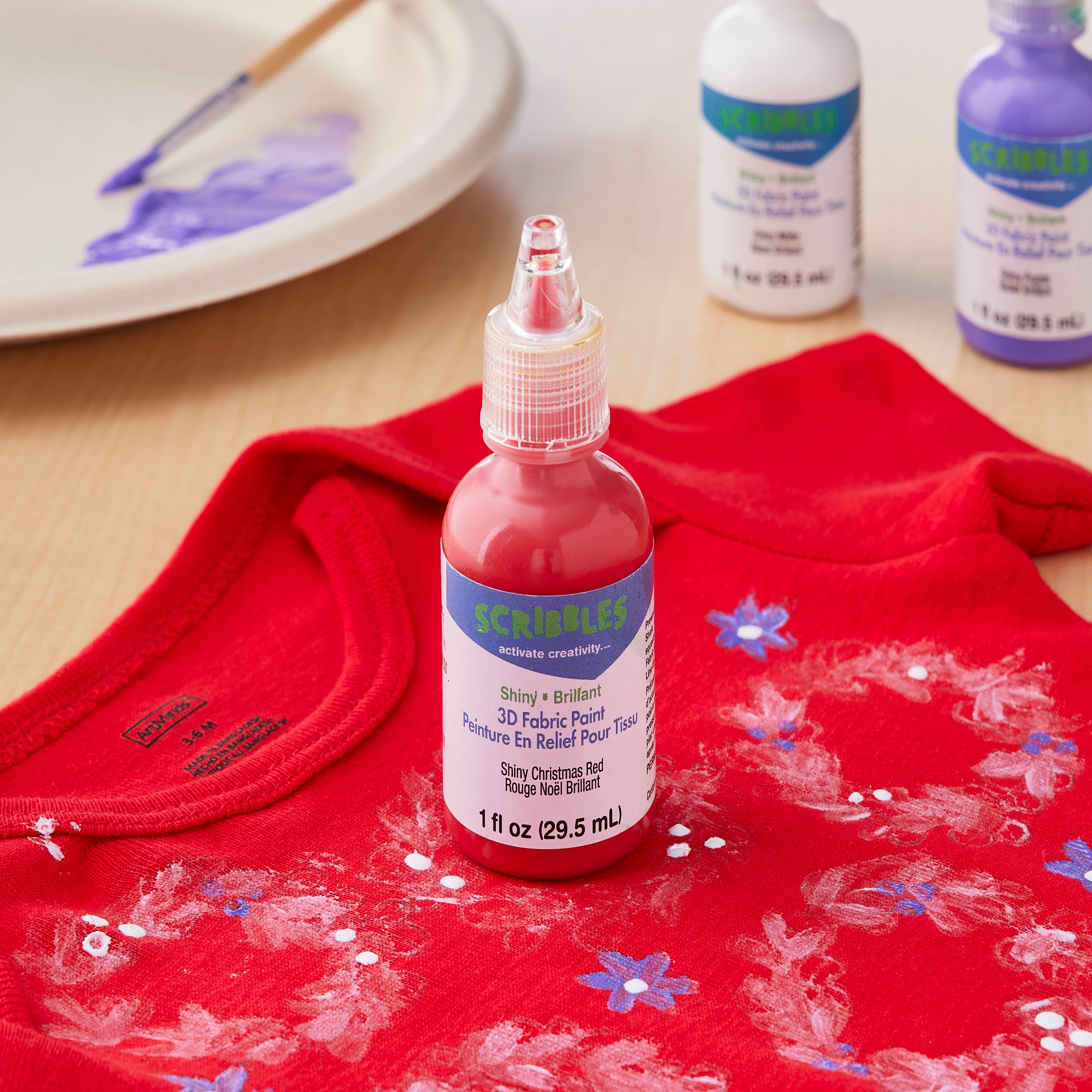 Scribbles&#xAE; Shiny 3D Fabric Paint