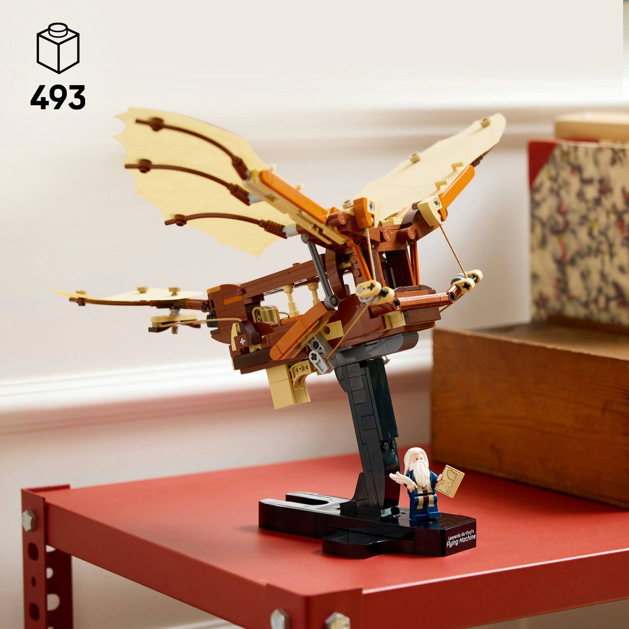 LEGO&#xAE; Icons Leonardo da Vinci&#x2019;s Flying Machine Desk Decor Set for Adults 10363