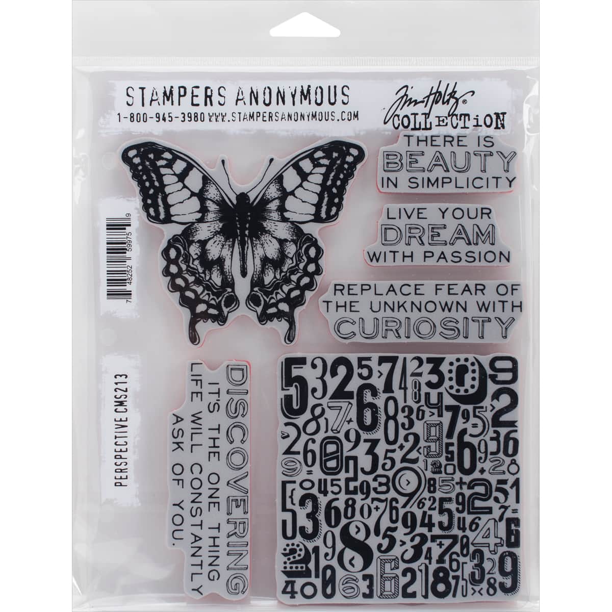 Stampers Anonymous Tim Holtz&#xAE; Perspective Cling Stamps