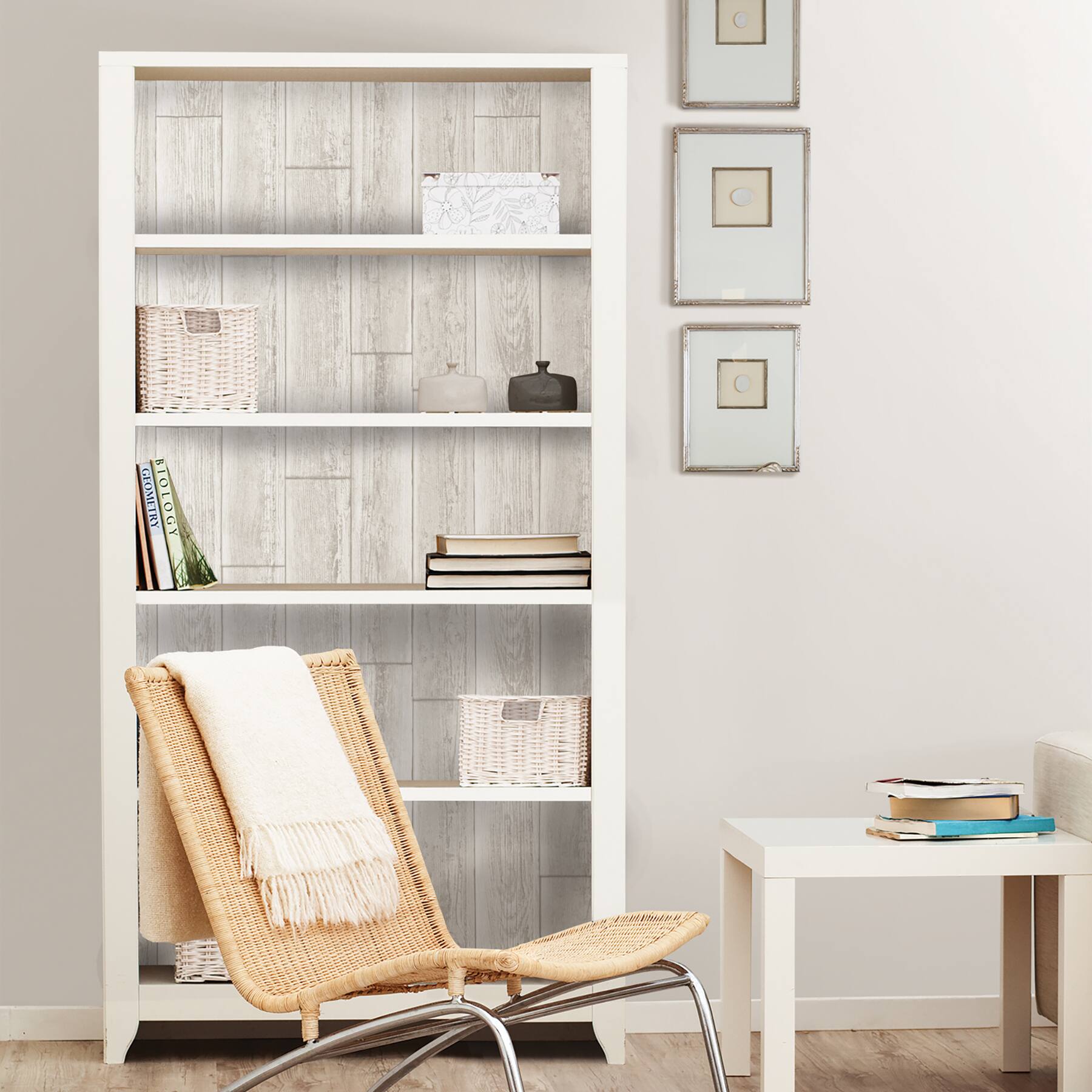 NuWallpaper Serene Cream Peel & Stick Wallpaper