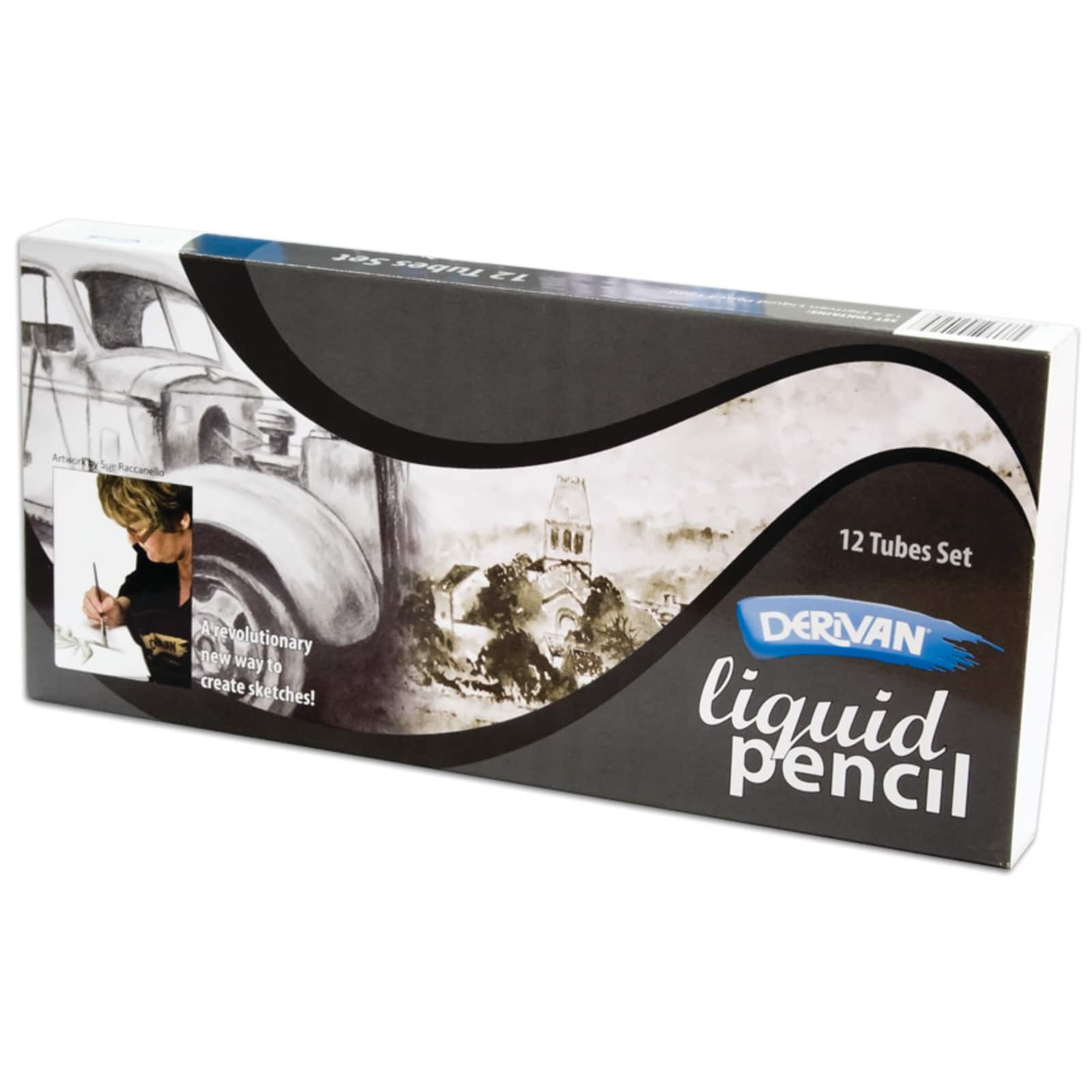 Derivan® 12 Piece Liquid Pencil Set