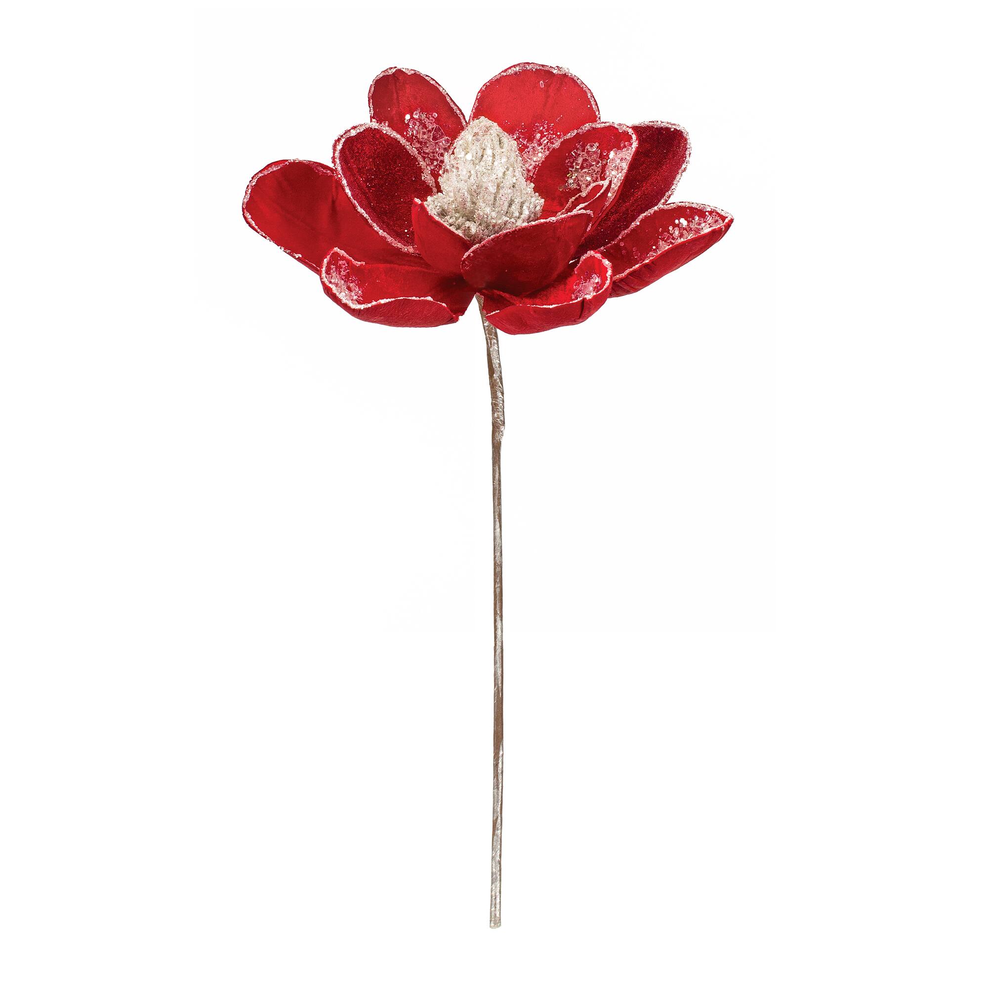 20&#x22; Red Magnolia Stem, 6ct.