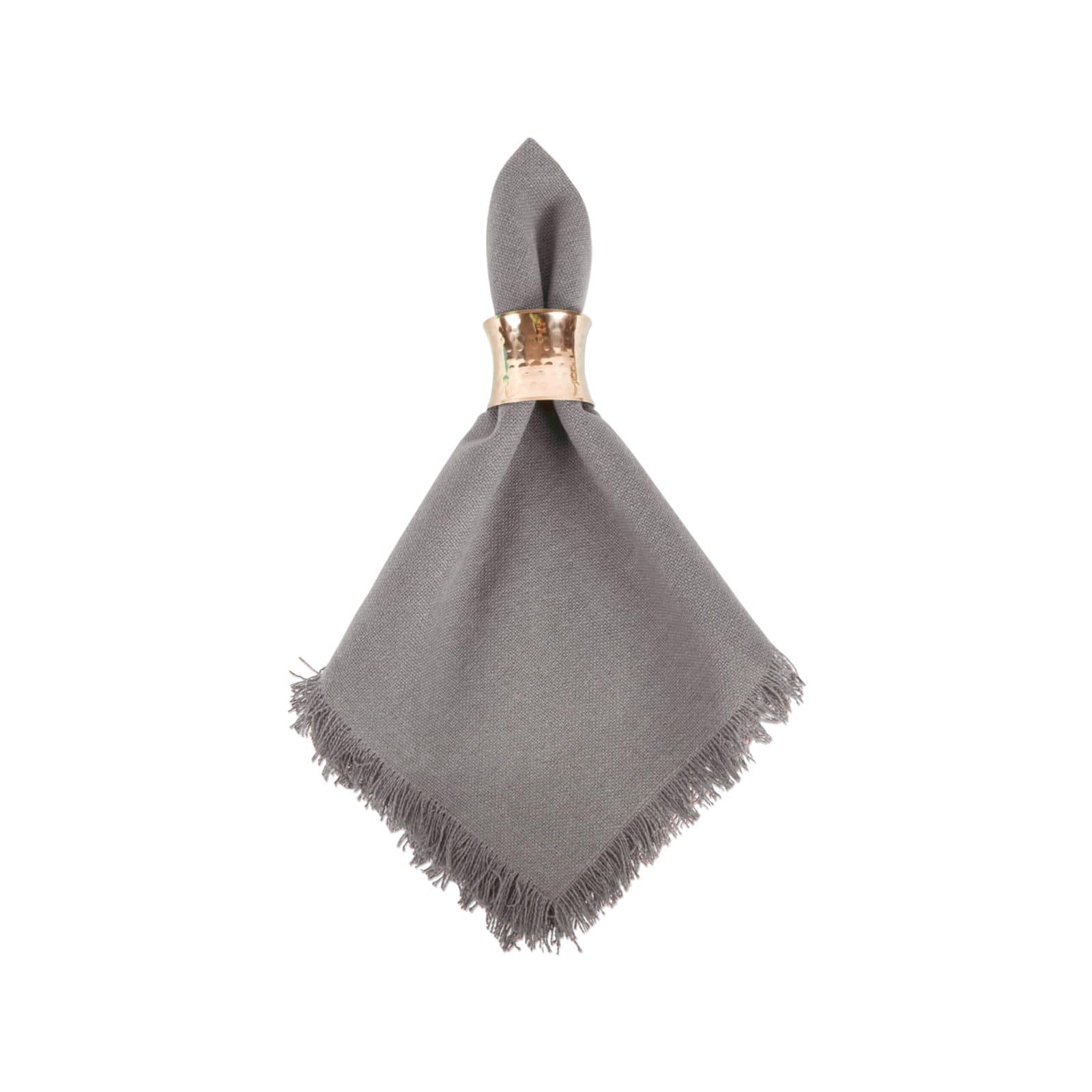 DII® Solid Heavyweight Fringed Napkins