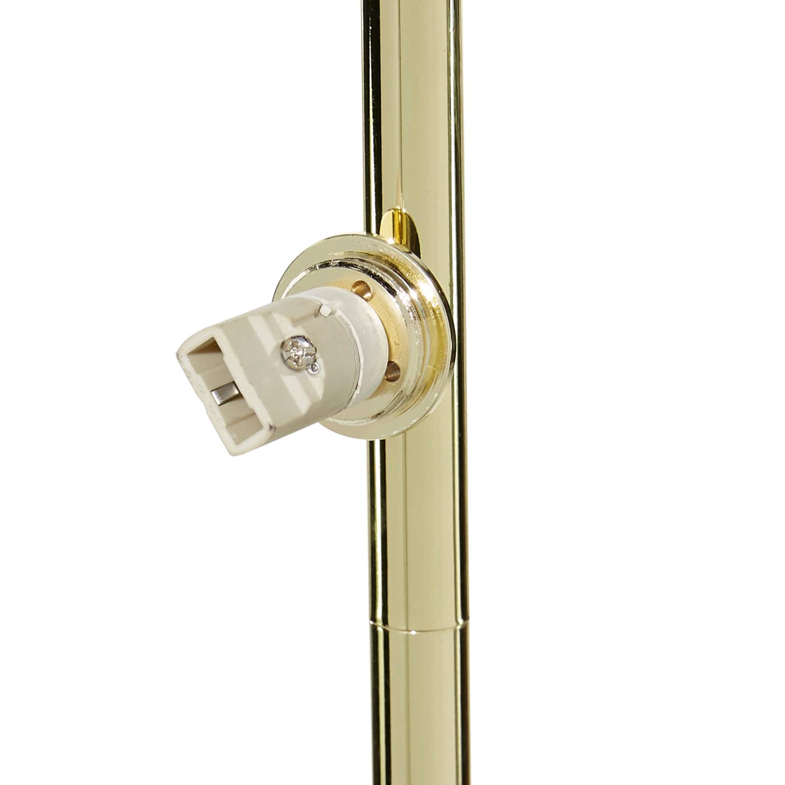 CosmoLiving by Cosmopolitan 55" Gold Metal Modern Floor Lamp