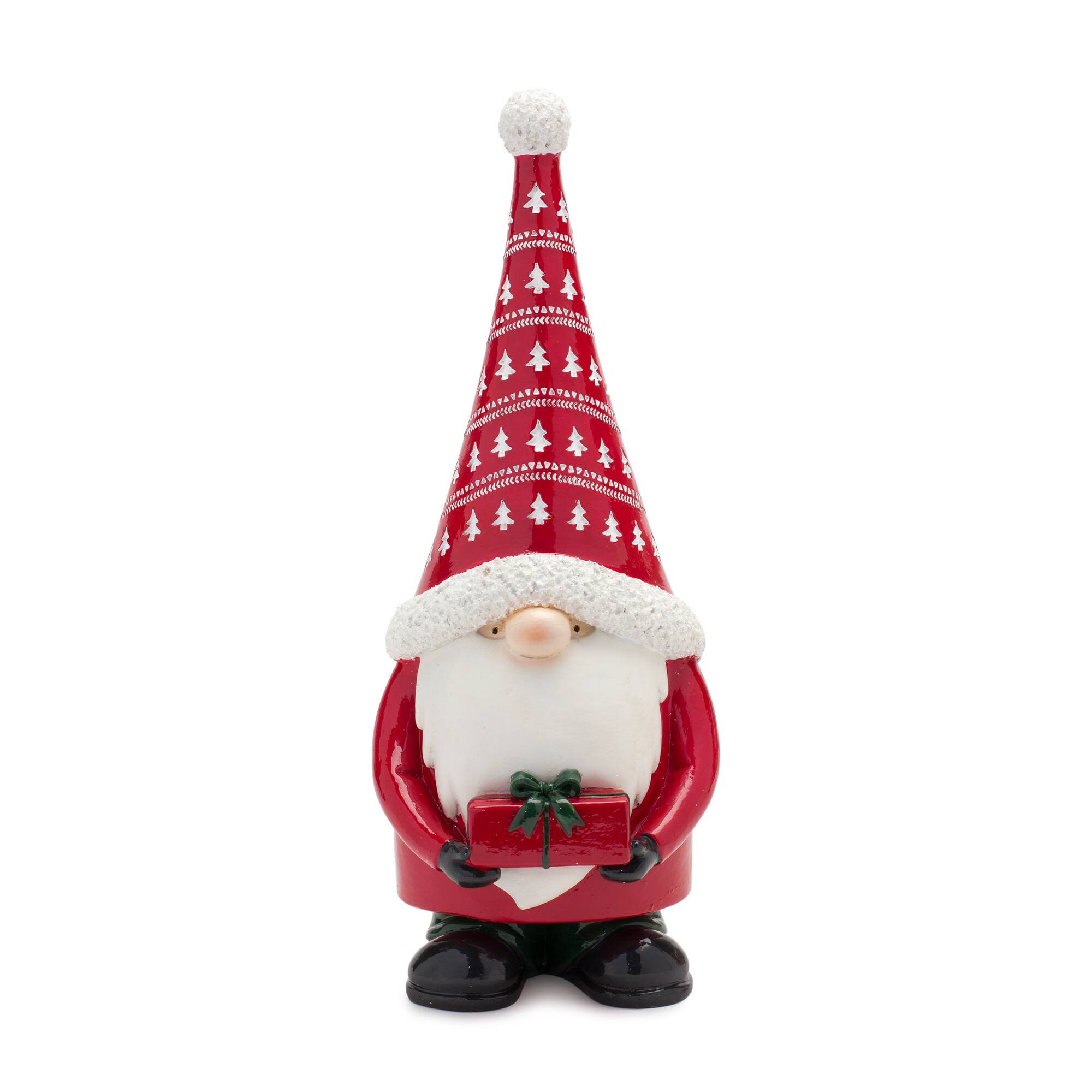 12" Holiday Gnome Figurine Set
