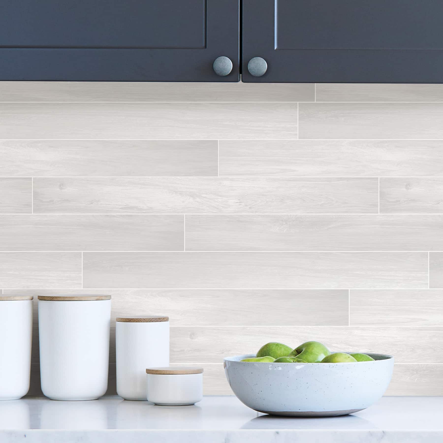 InHome Timber Tile Peel & Stick Backsplash
