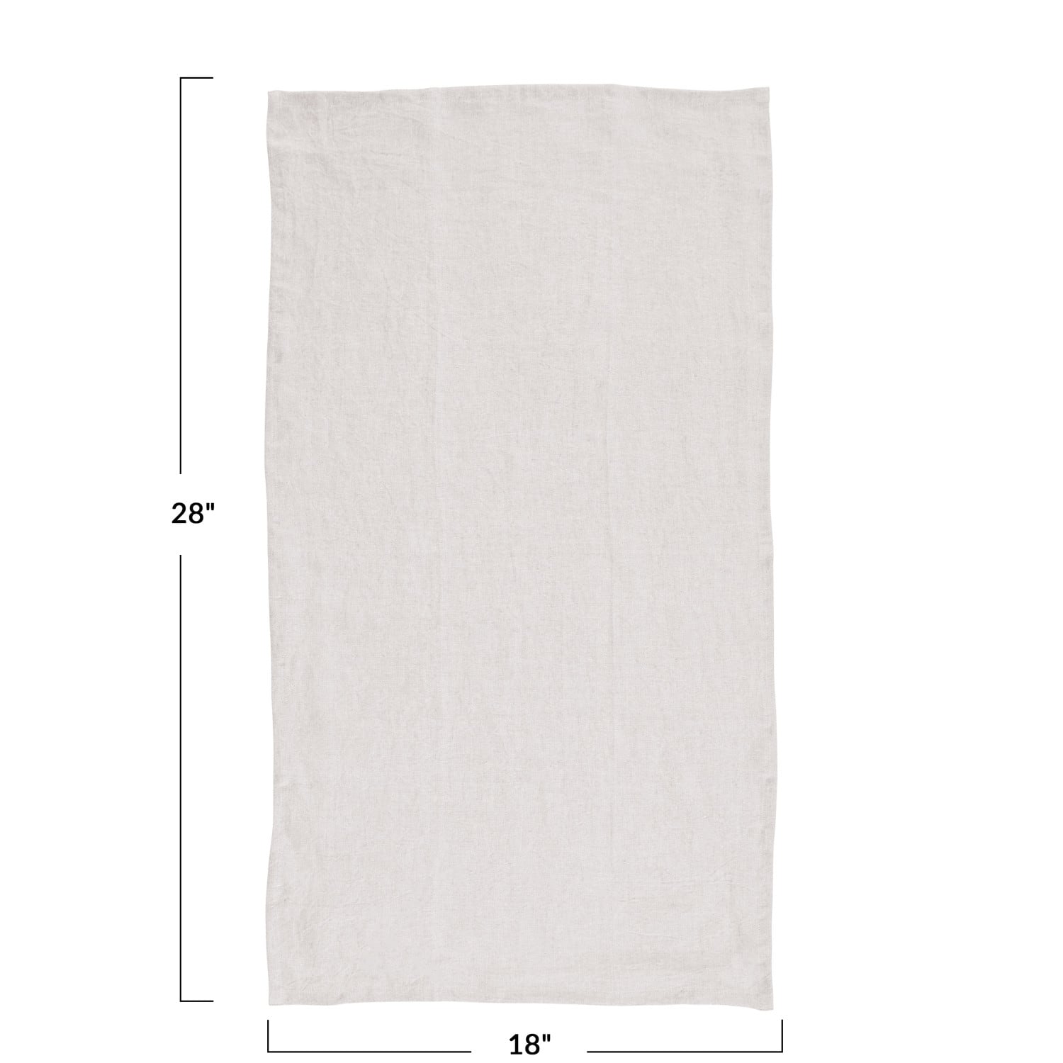 Hello Honey® Stonewashed Linen Decorative Tea Towel