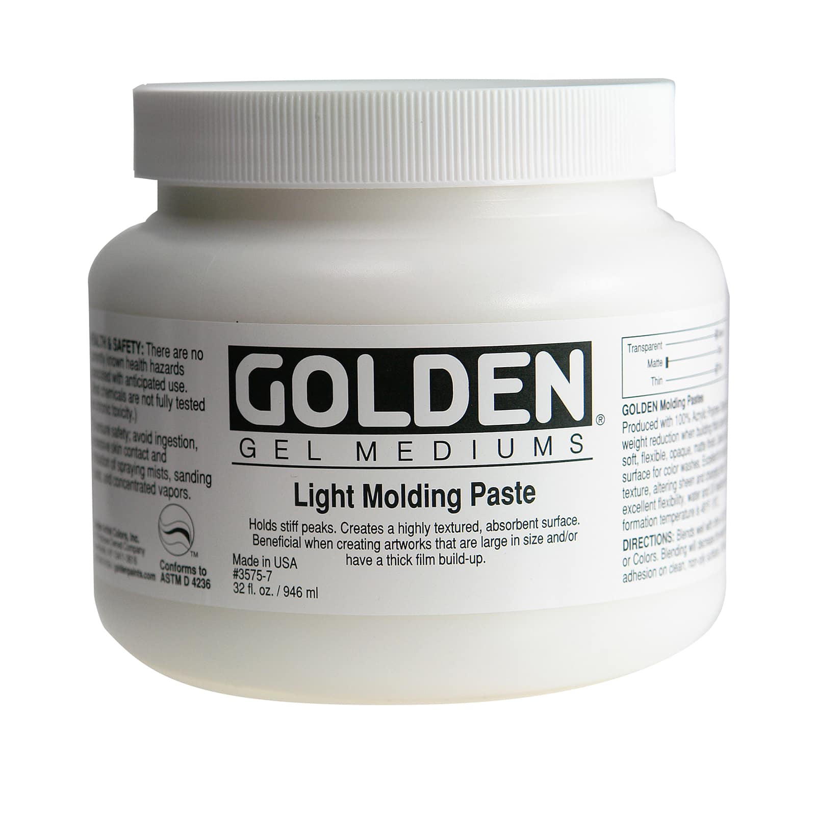 GOLDEN Molding Pastes Offer Many Textural Options!