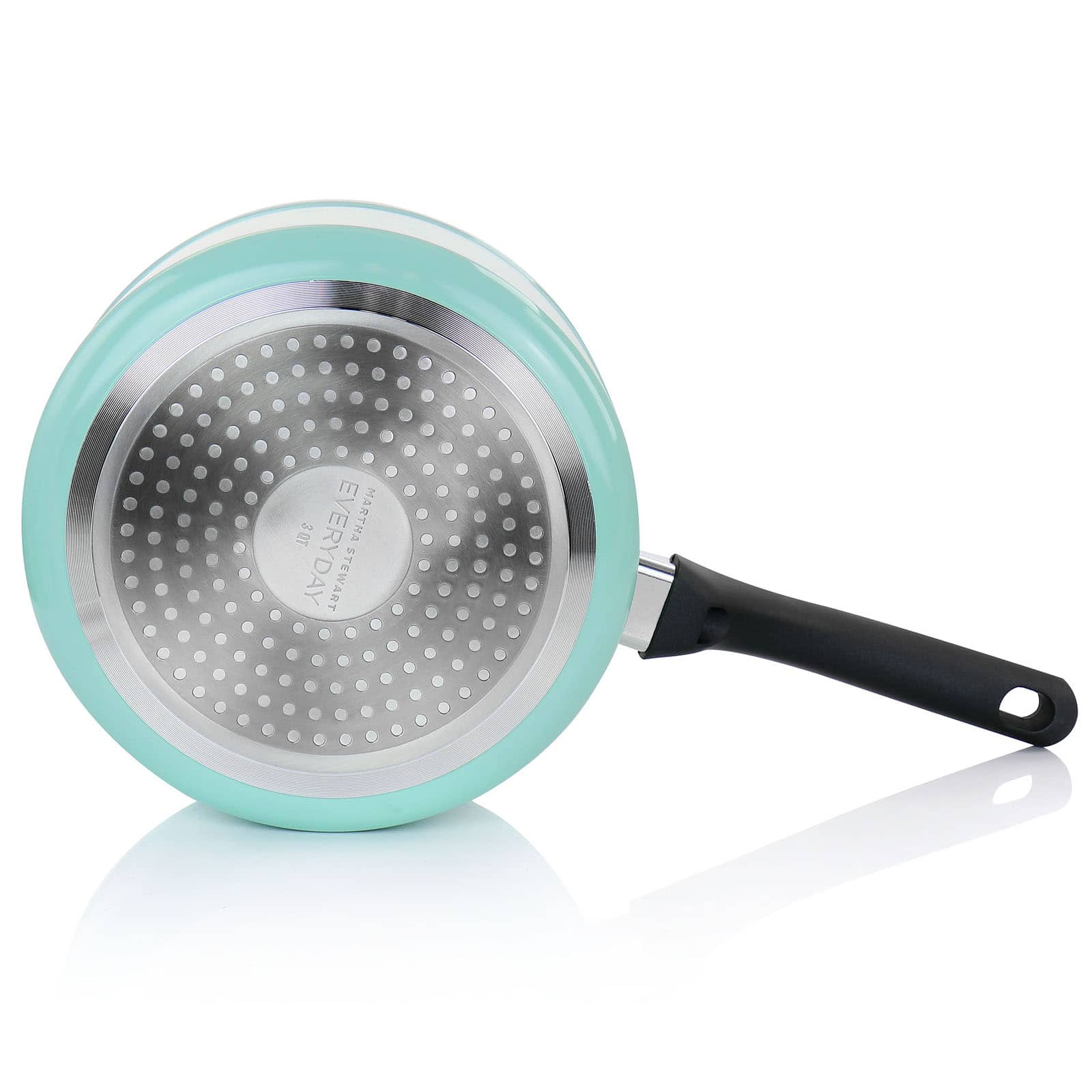 Martha Stewart Everyday Turquoise 3qt. Aluminum Saucepan with Lid