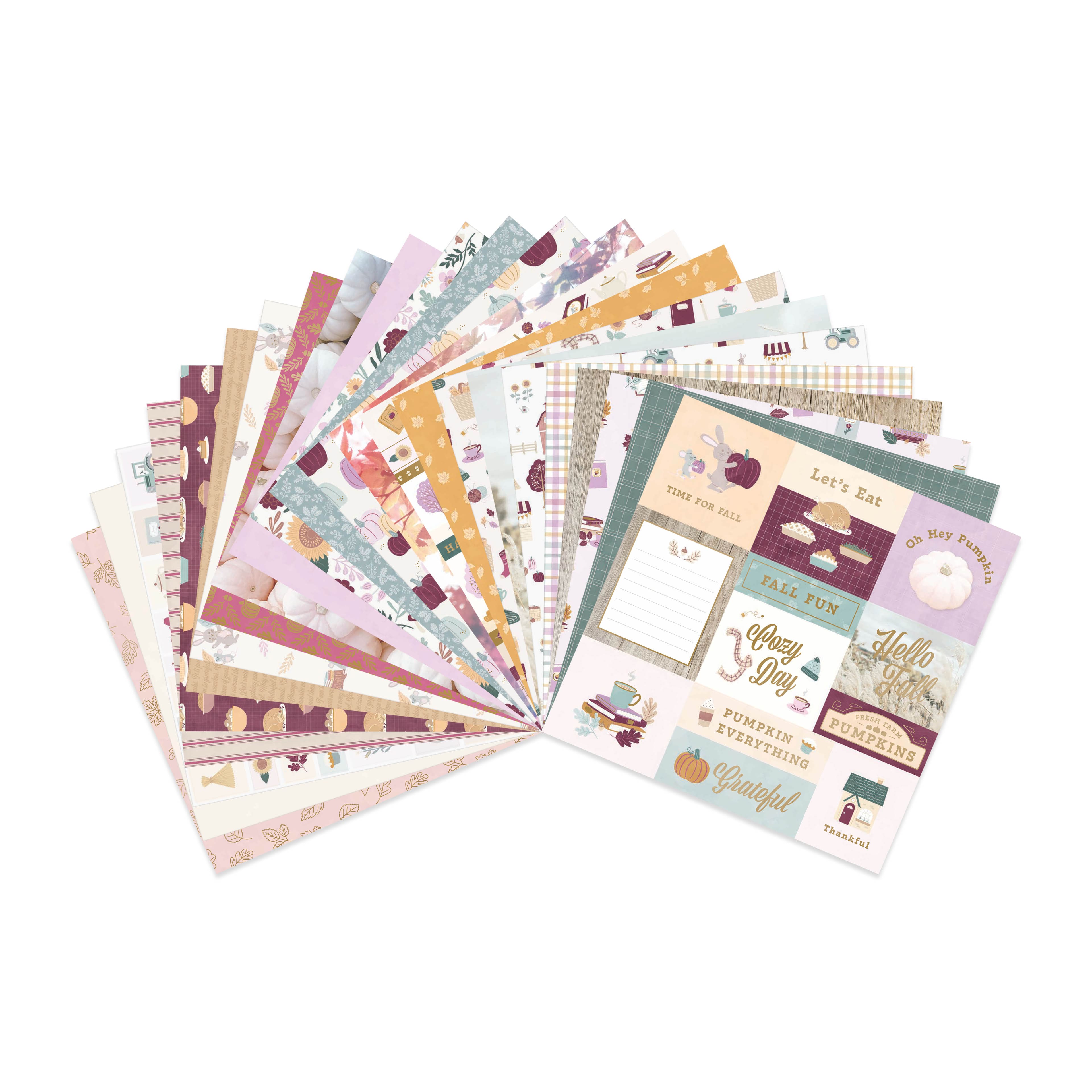 Craft Smith 12" x 12" Berry Tapestry Fall Paper Pad