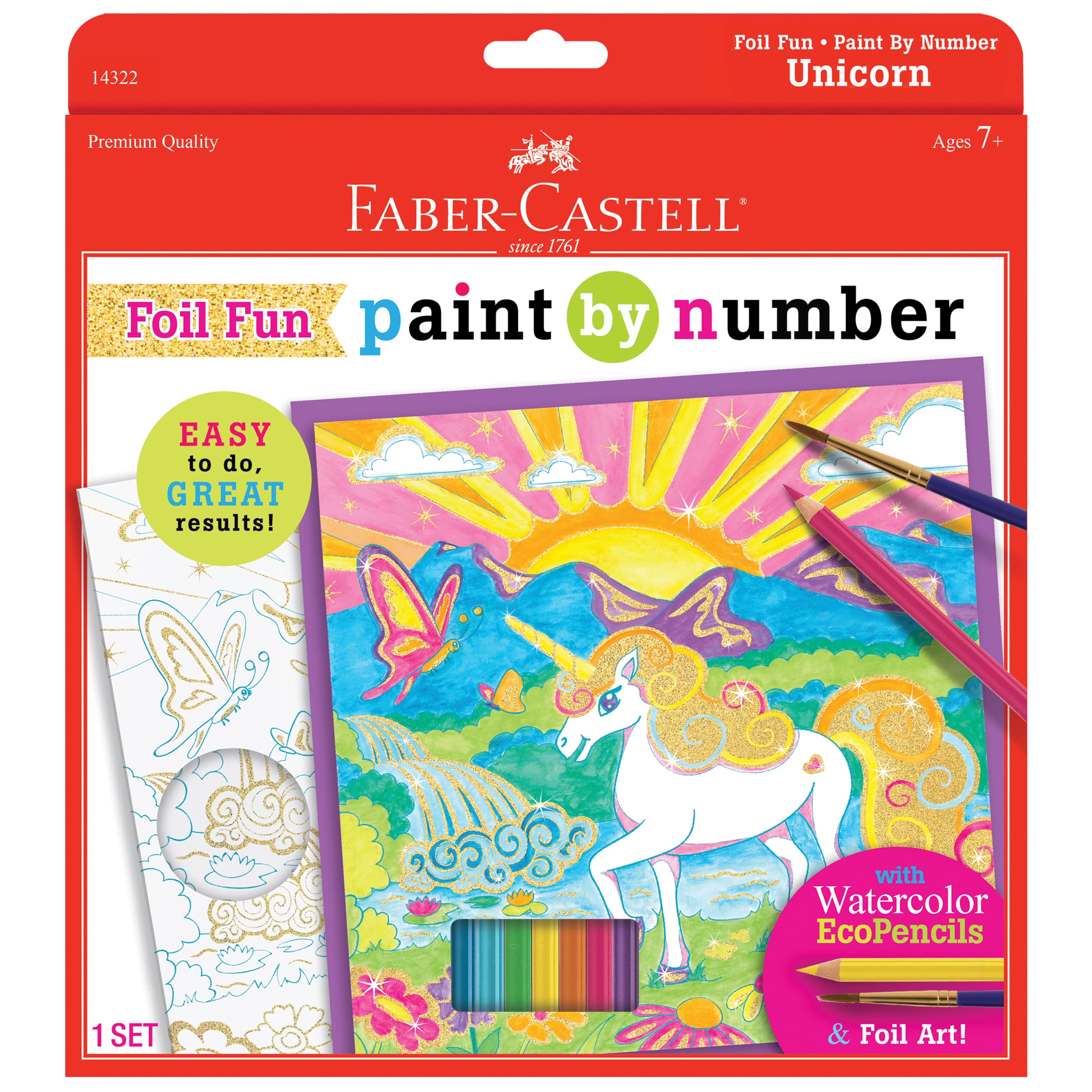 Faber-Castell Foil Fun Paint by Number Unicorn