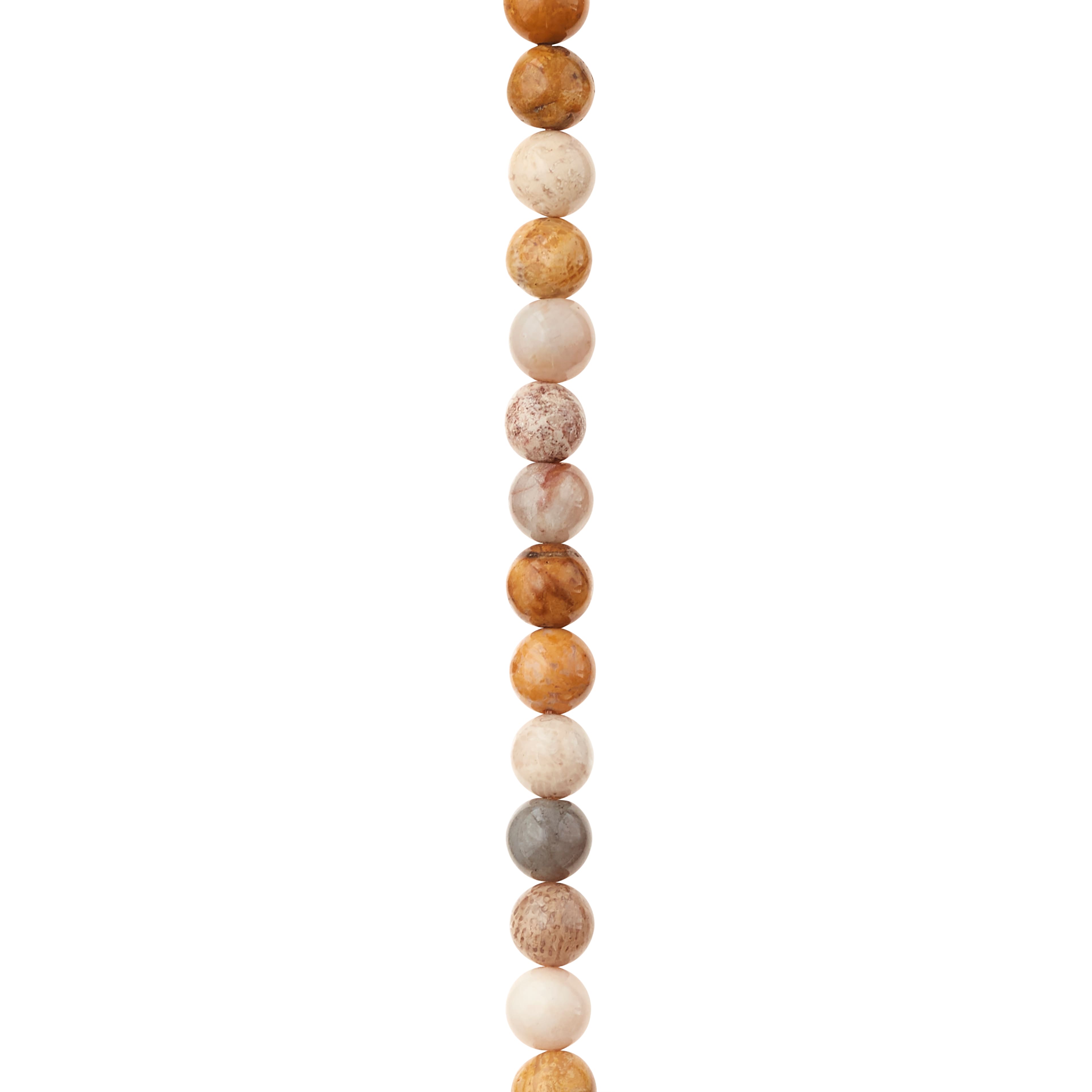 100 beige bamboo craft beads also suitable for jewelry making 