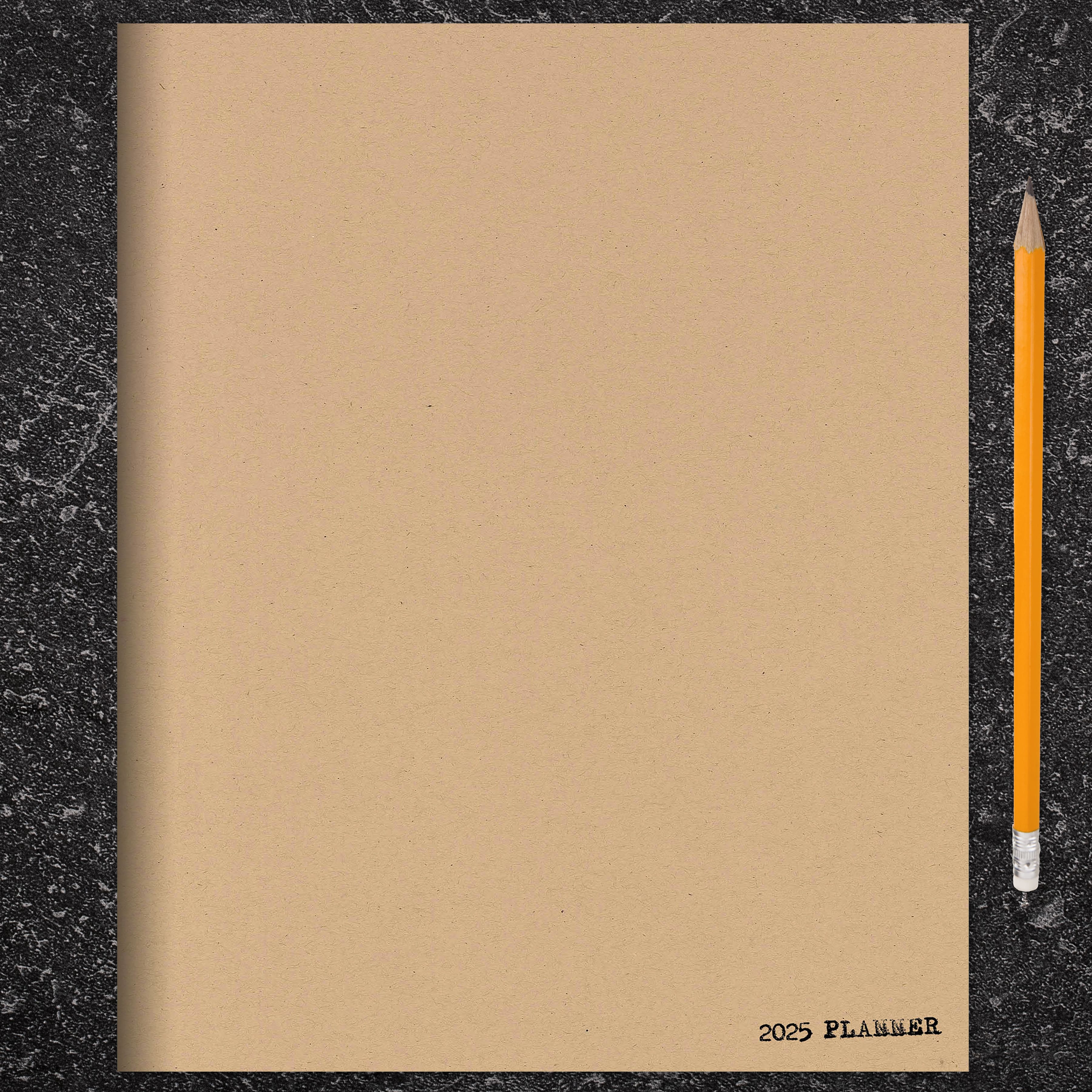 TF Publishing 2025 Anything But Basic Kraft Medium Monthly Planner