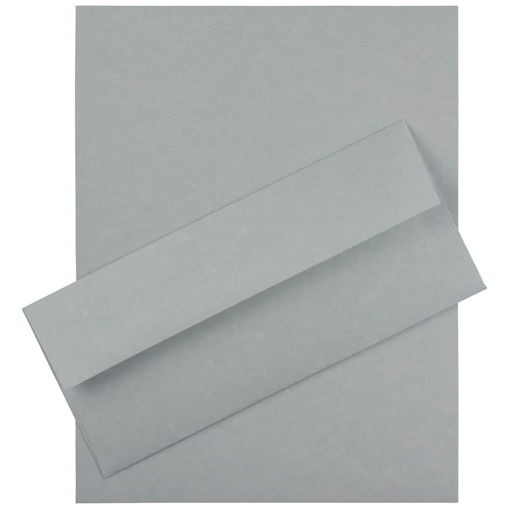 JAM Paper 8.5" x 11" Letter Paper & Envelopes #10 Business Stationery Set, 100ct.