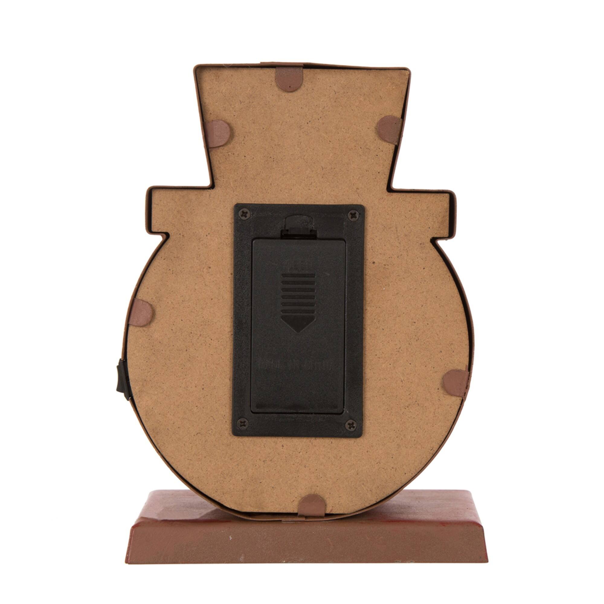 Glitzhome® 7.5" Marquee LED Snowman Stocking Holder
