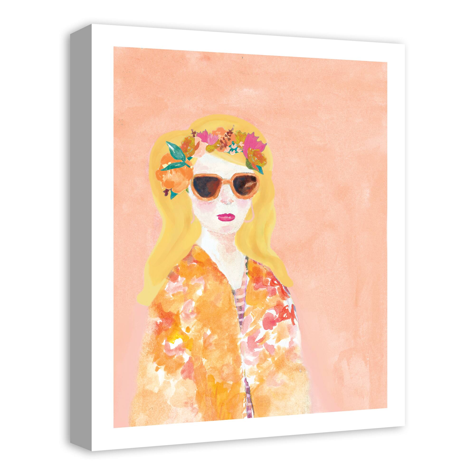 Watercolor Woman Canvas Wall Art