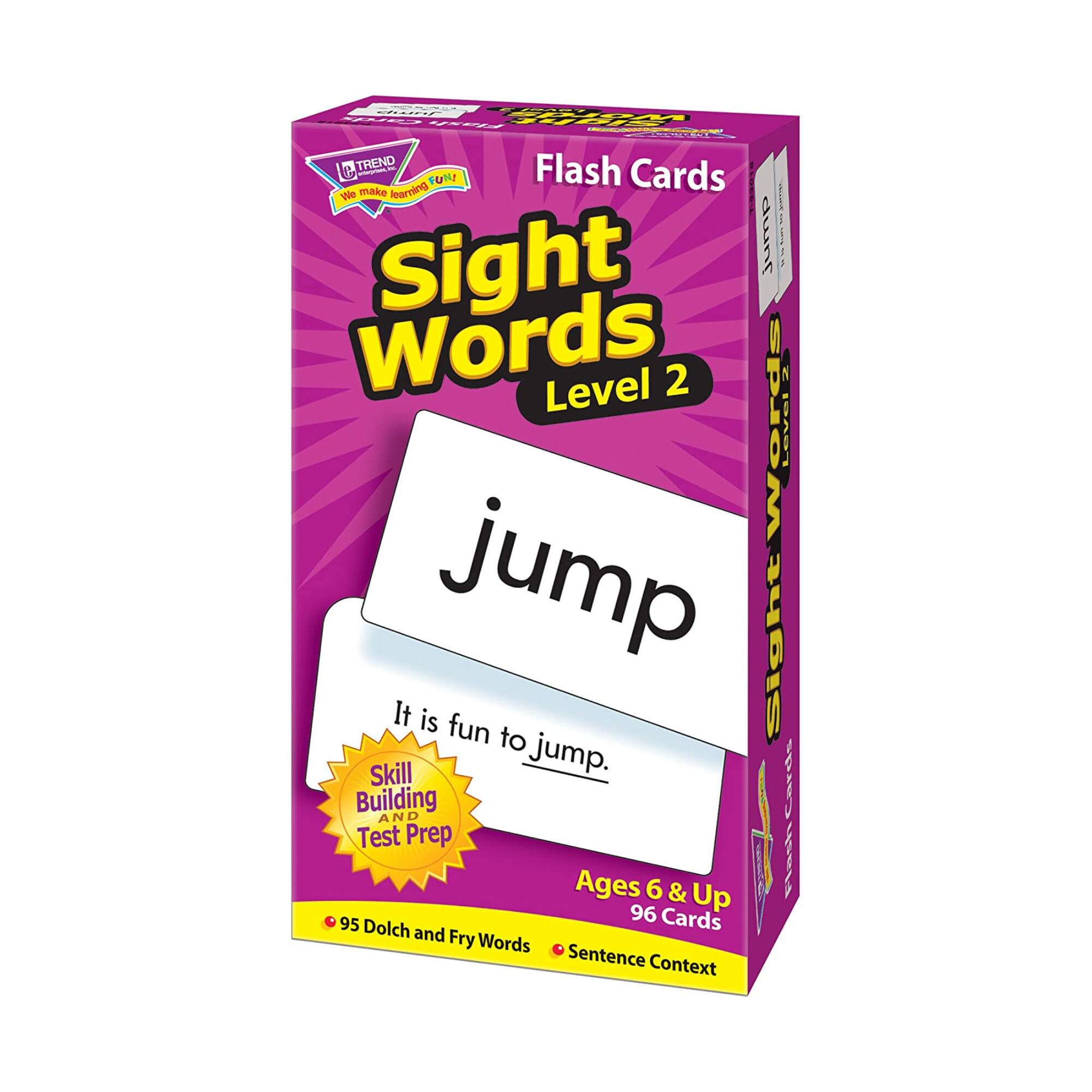Trend Enterprises® Sight Words Level 2 Skill Drill Flash Cards