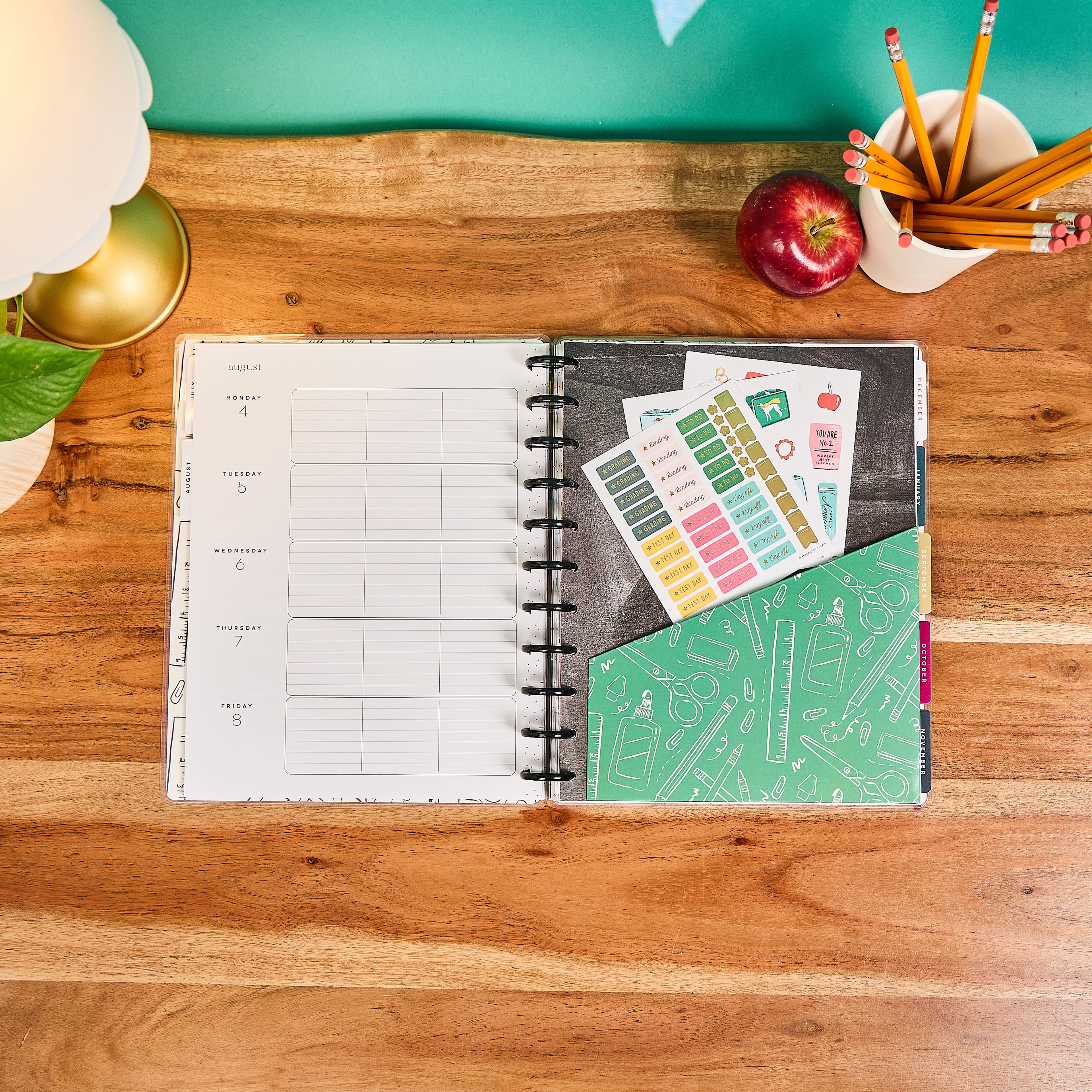 The Big Happy Planner&#xAE; 2025 Pawsitive Teacher 12 Month Planner Box Kit