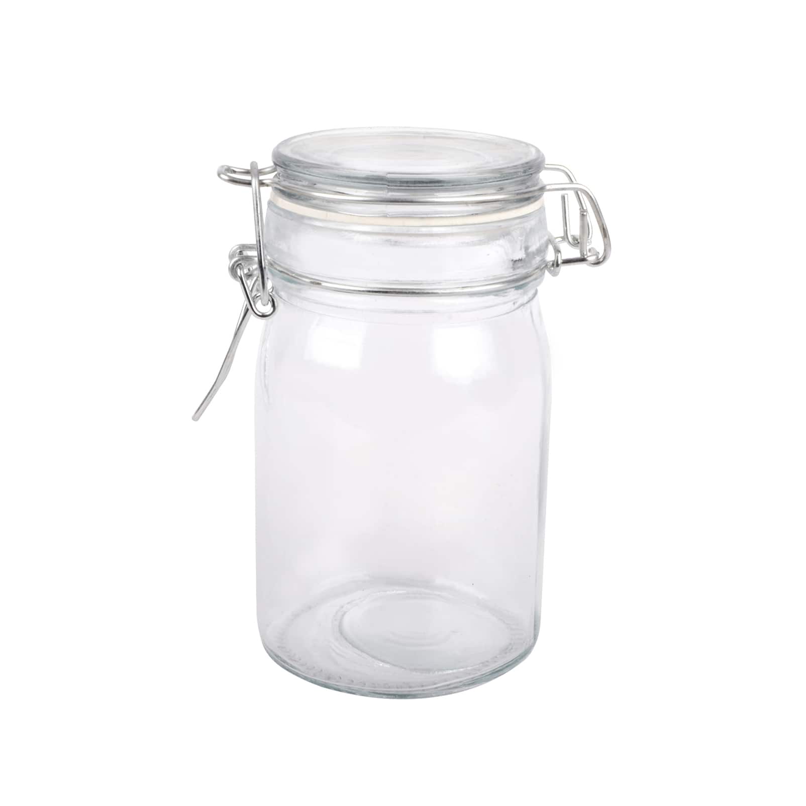 Round Glass Jar with Latch by Ashland&#xAE;