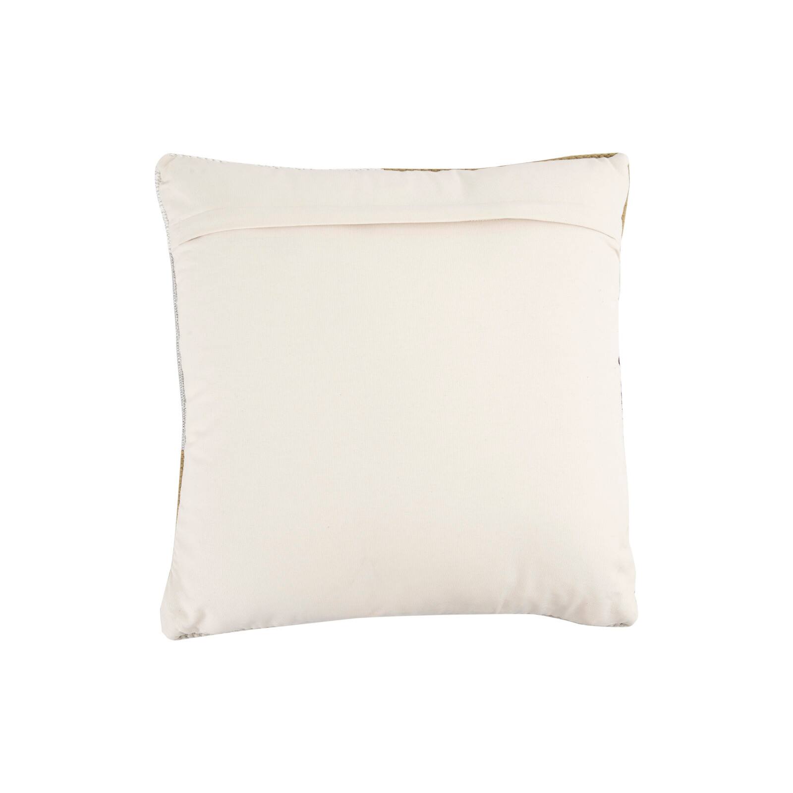 Hello Honey® Yellow, Green & Black Accents Handwoven Wool Kilim Pillow