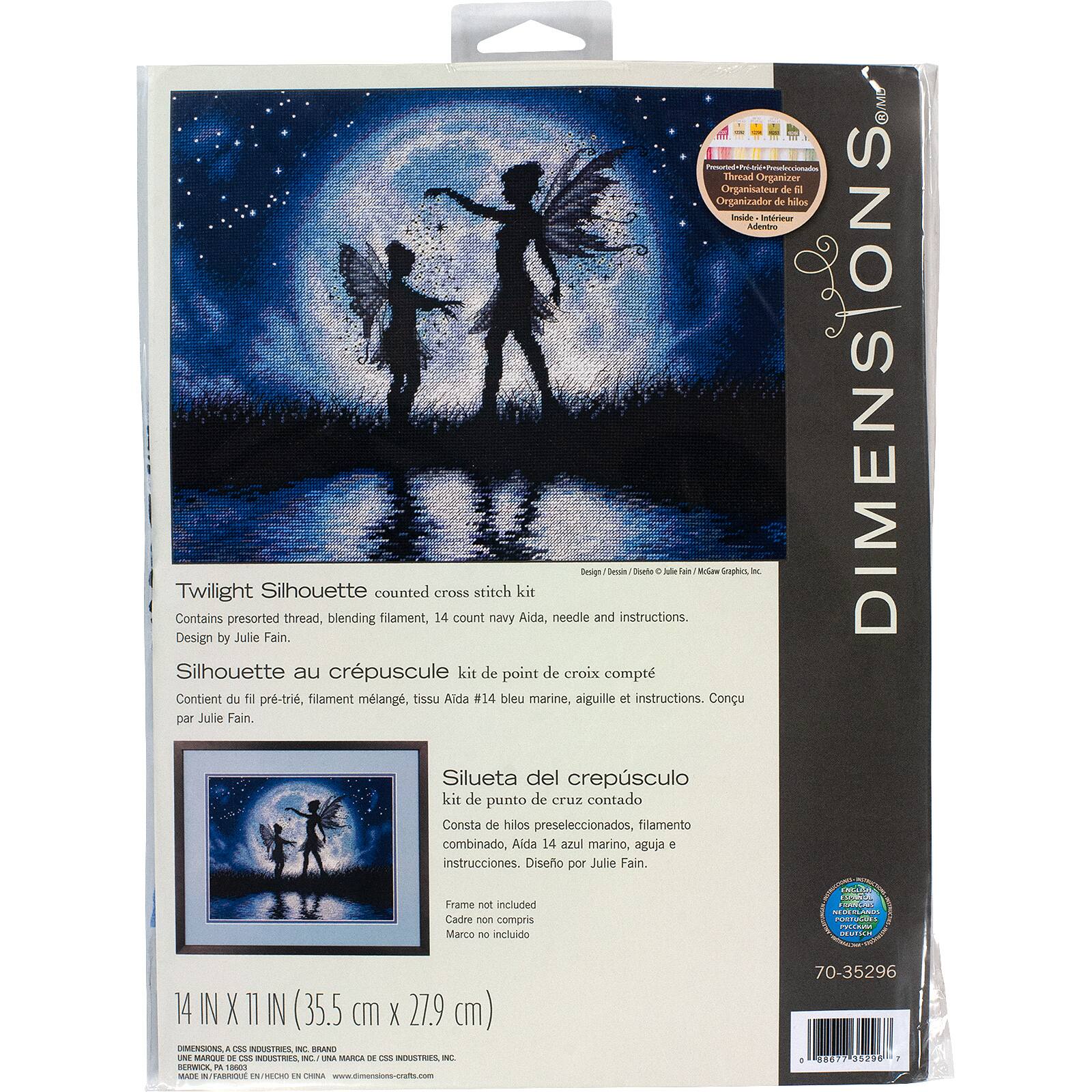Dimensions&#xAE; Twilight Silhouette Counted Cross Stitch Kit