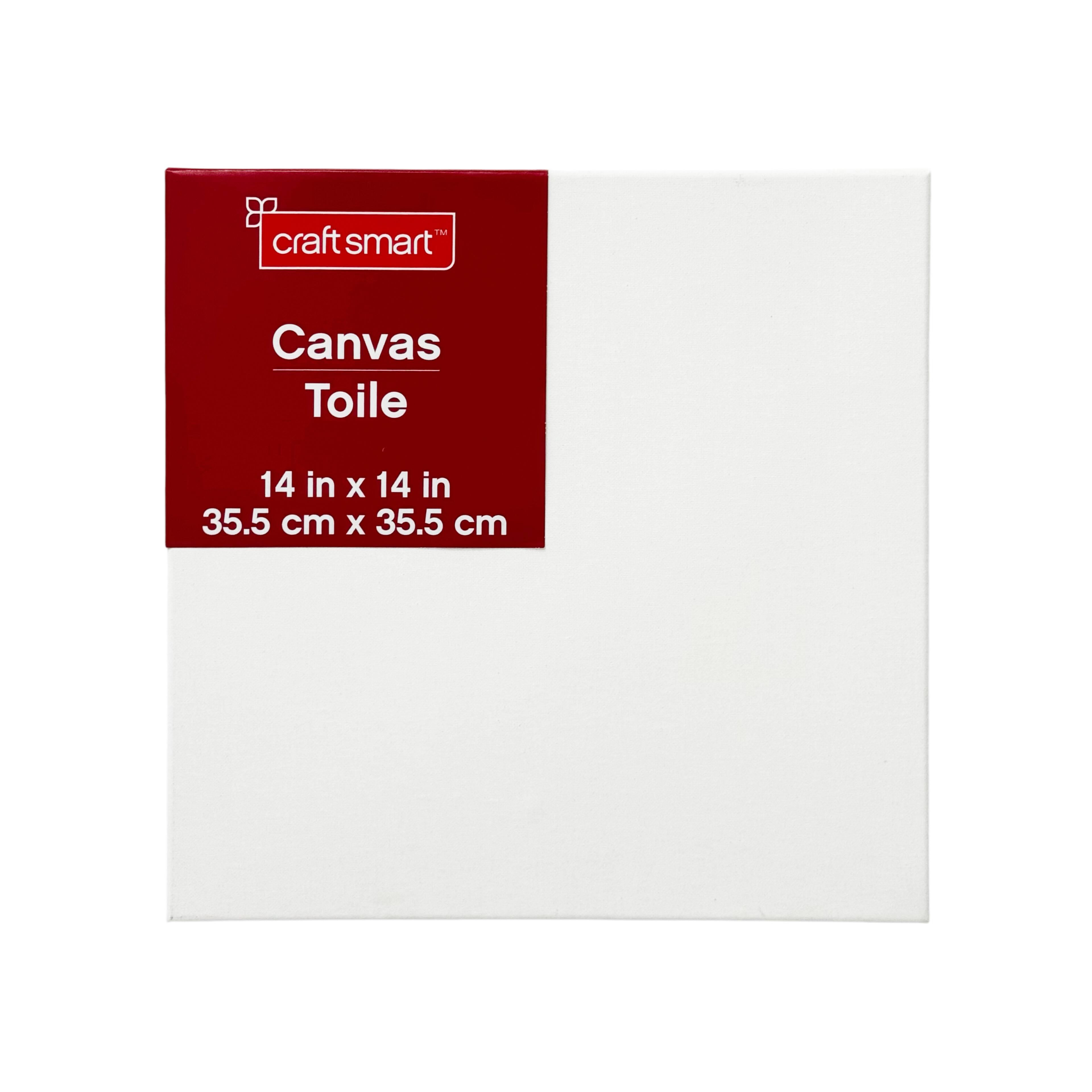 White Cotton Duck Canvas by Craft Smart&#x2122;