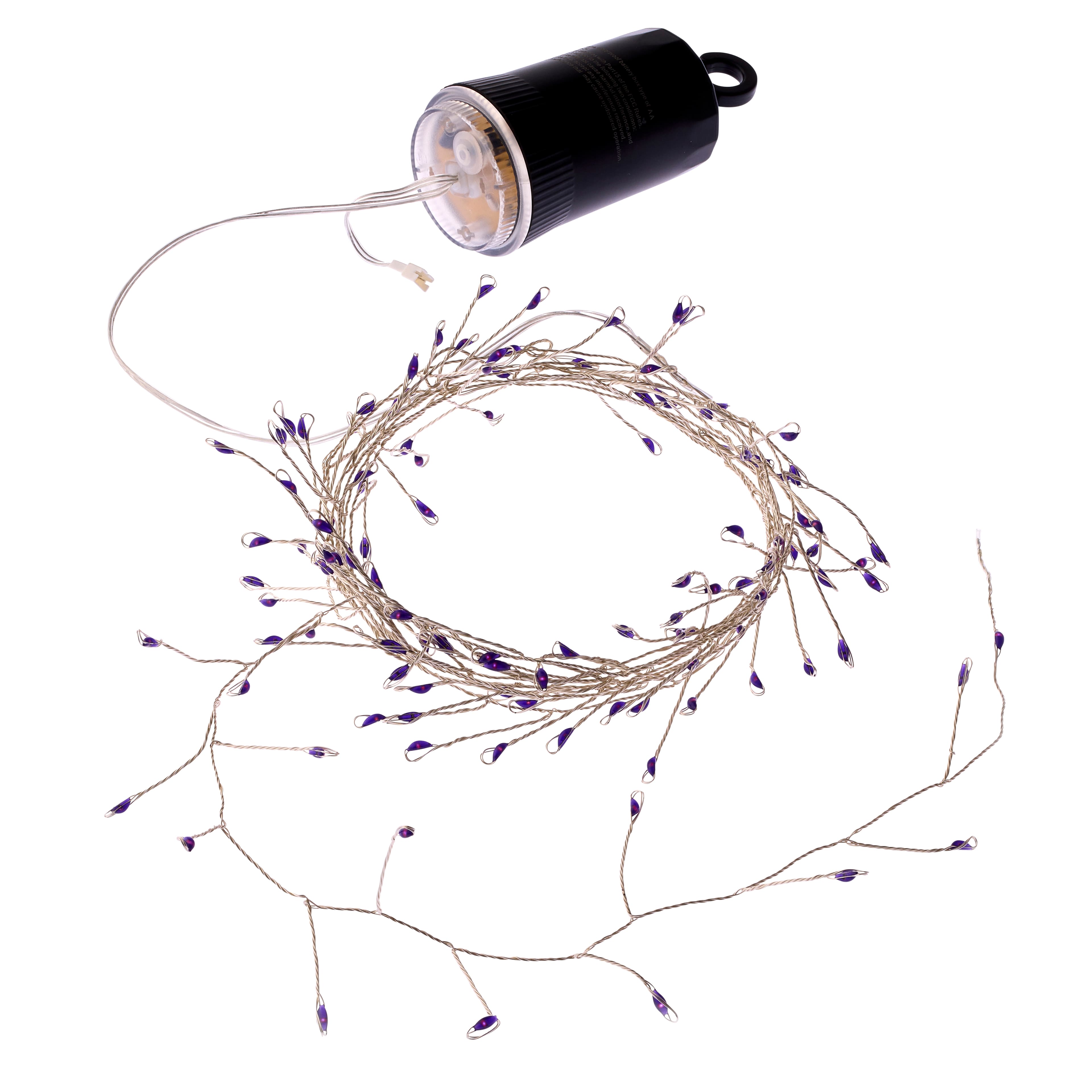 120ct. Purple LED String Lights Garland by Ashland&#xAE;