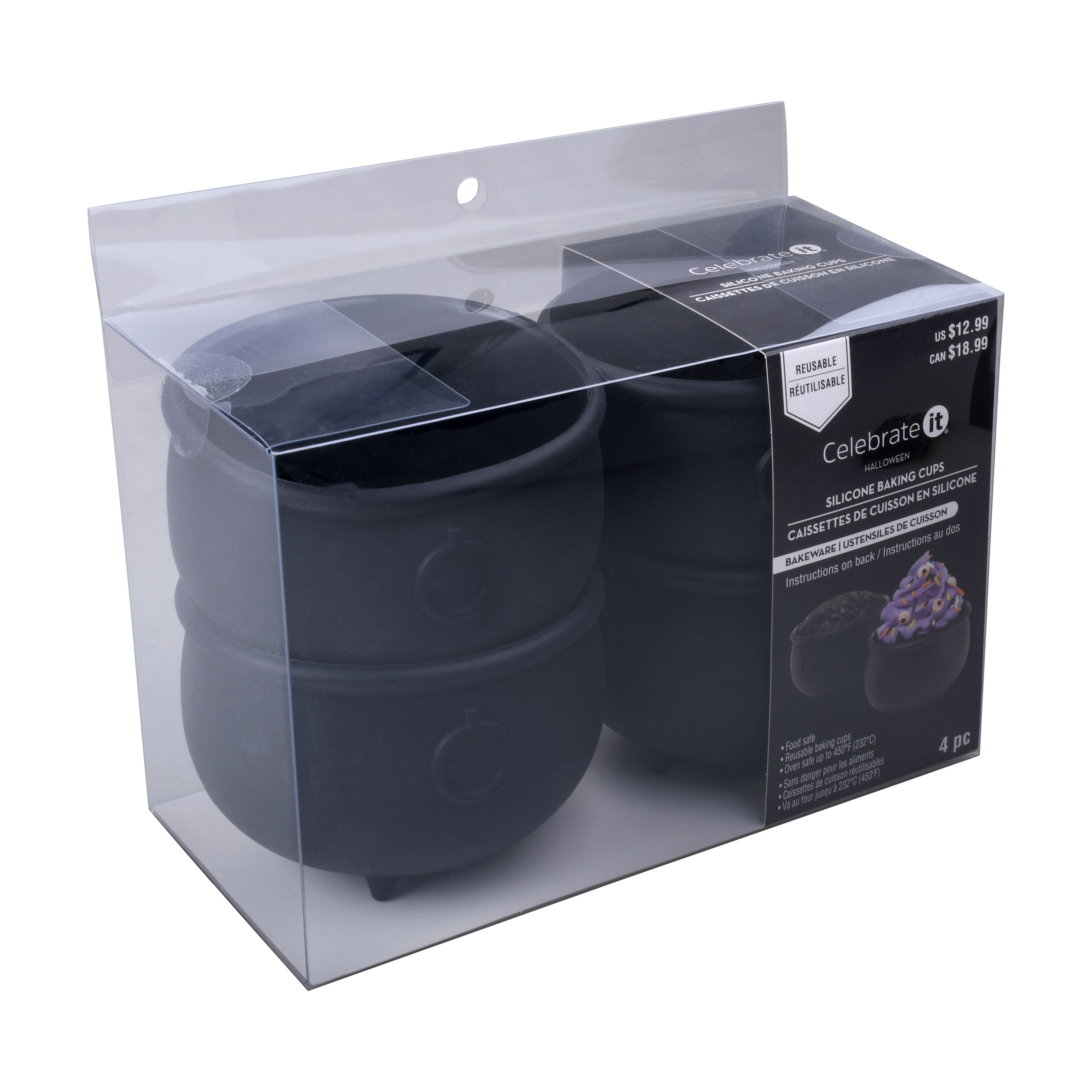 Cauldron Silicone Baking Cups by Celebrate It&#xAE;, 4ct.