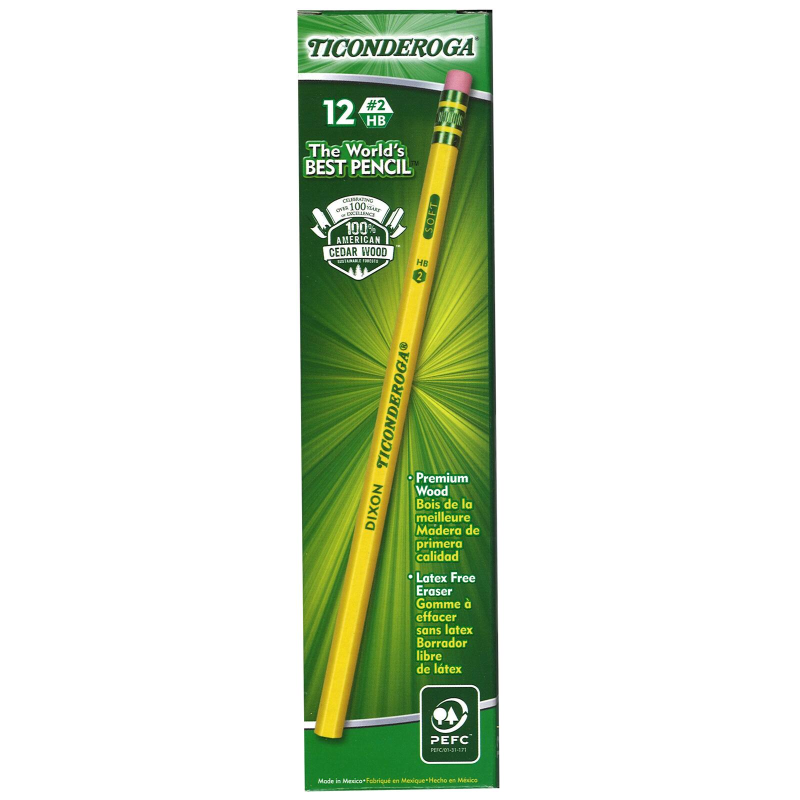 Ticonderoga® Pencils with Erasers, 6 Packs of 12