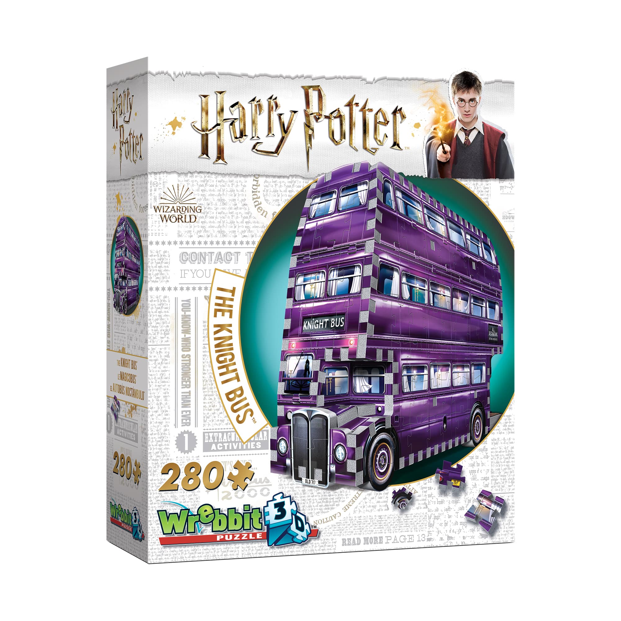 Harry Potter&#x2122; The Knight Bus&#x2122; 280 Piece 3D Puzzle